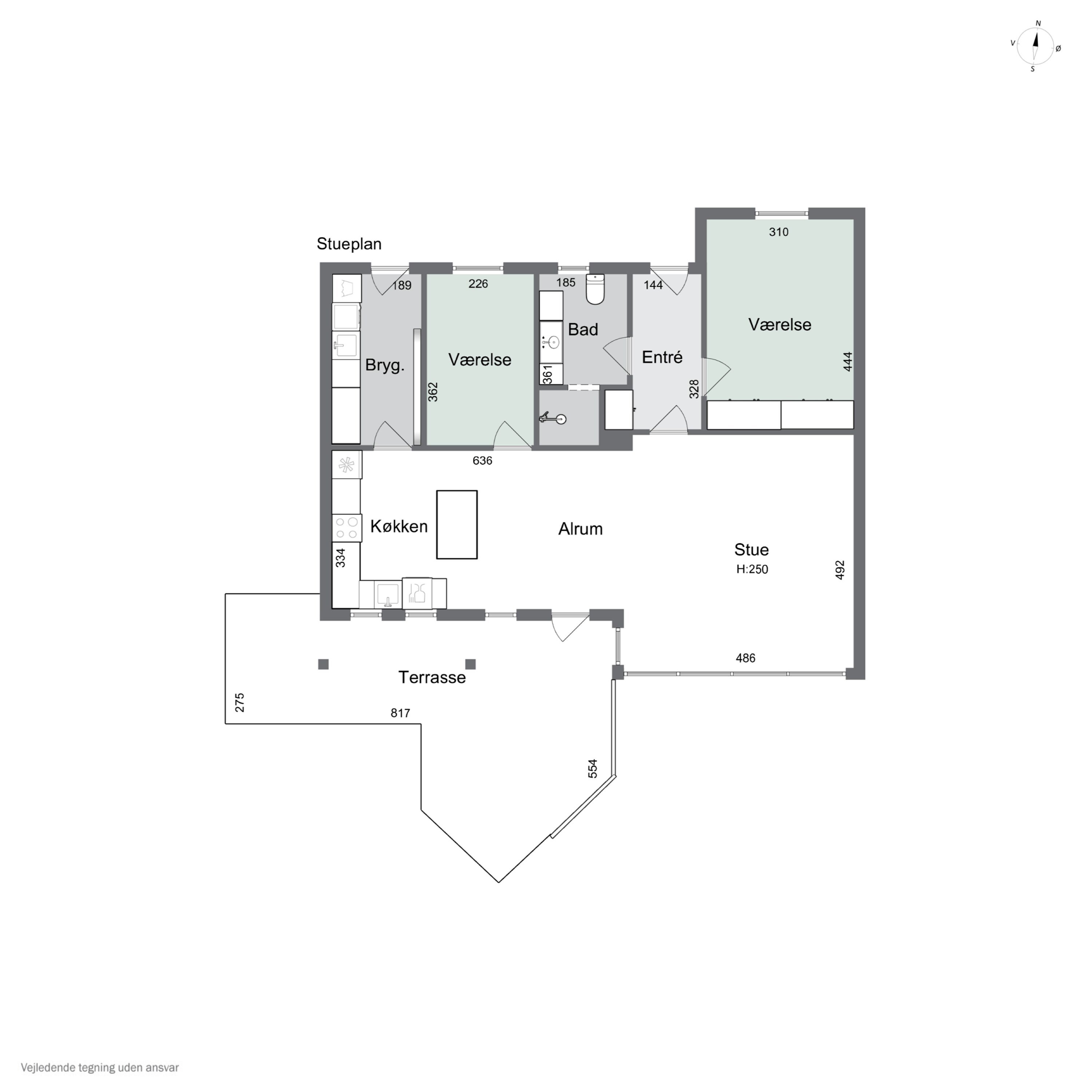 Plantegninger billede af Skovhusvej 9, 4300 Holbæk