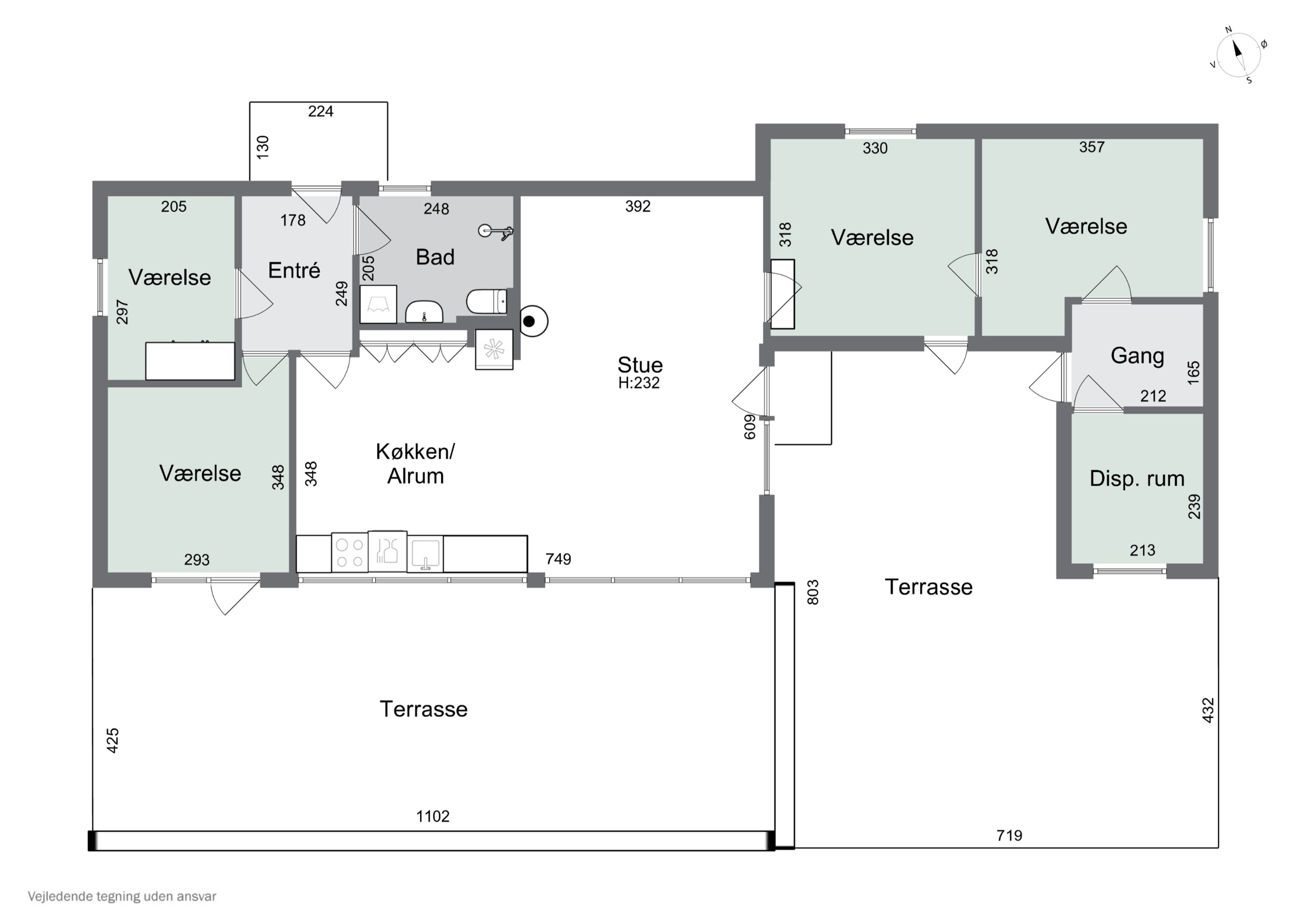 Plantegninger billede af Duevej 35, Yderby Lyng, 4583 Sjællands Odde