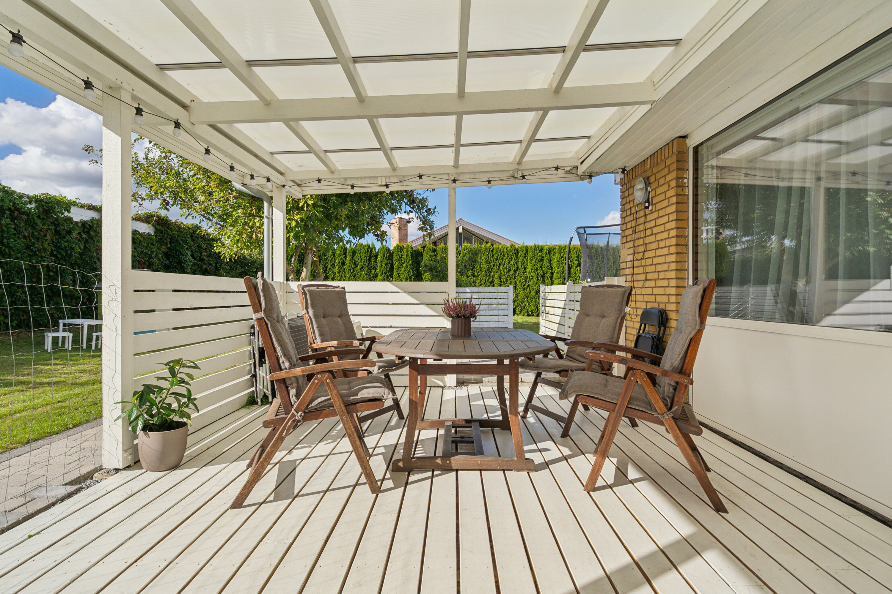 Fremhævet terrasse billede i fuldskærmstilstand. Billede af Kildebakkevej 12, 4200 Slagelse