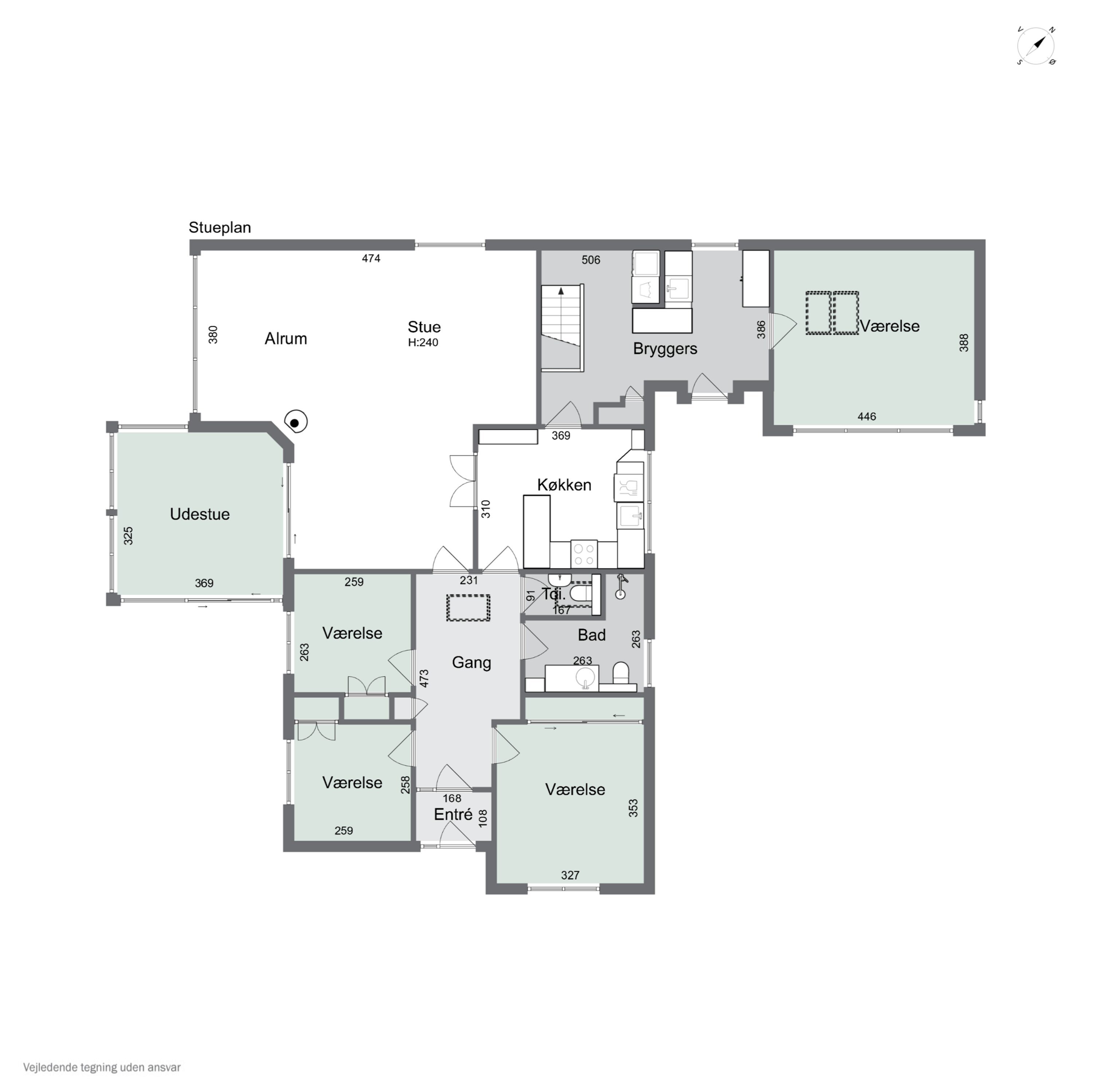 Plantegninger billede af Enebærvænget 3, Tingstrup, 7700 Thisted