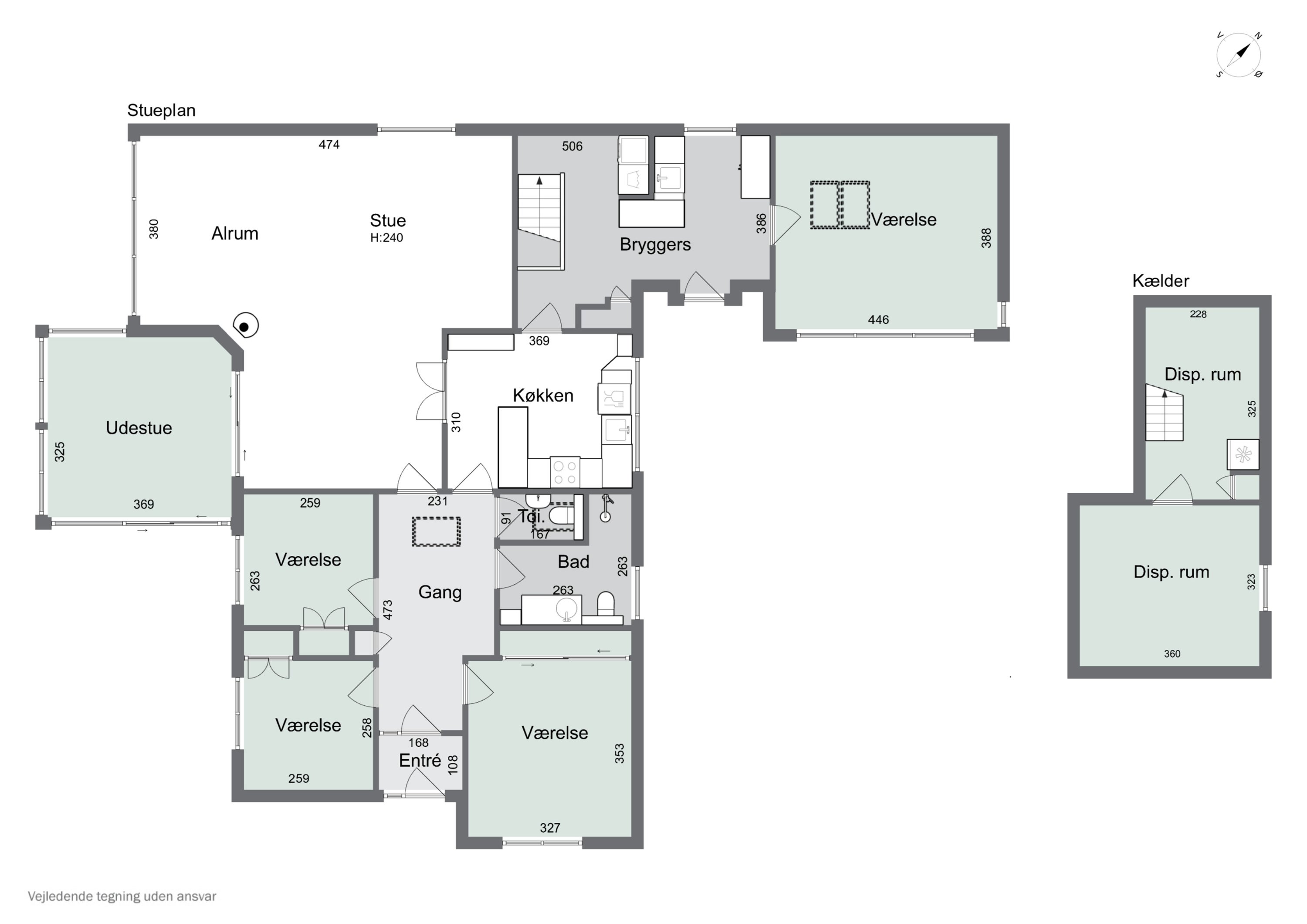 Plantegninger billede af Enebærvænget 3, Tingstrup, 7700 Thisted