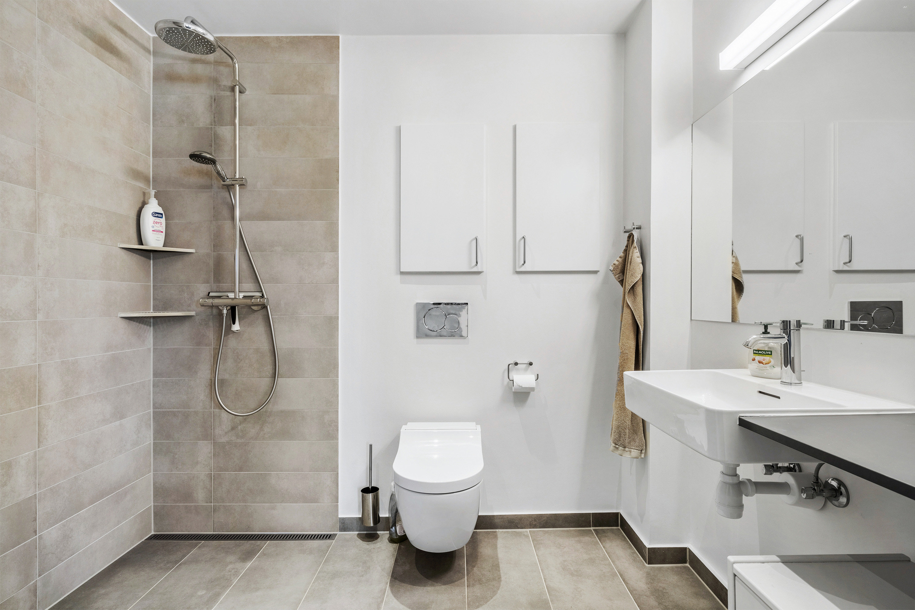 Fremhævet badeværelse billede i fuldskærmstilstand. Billede af Vestervold 26, 6800 Varde