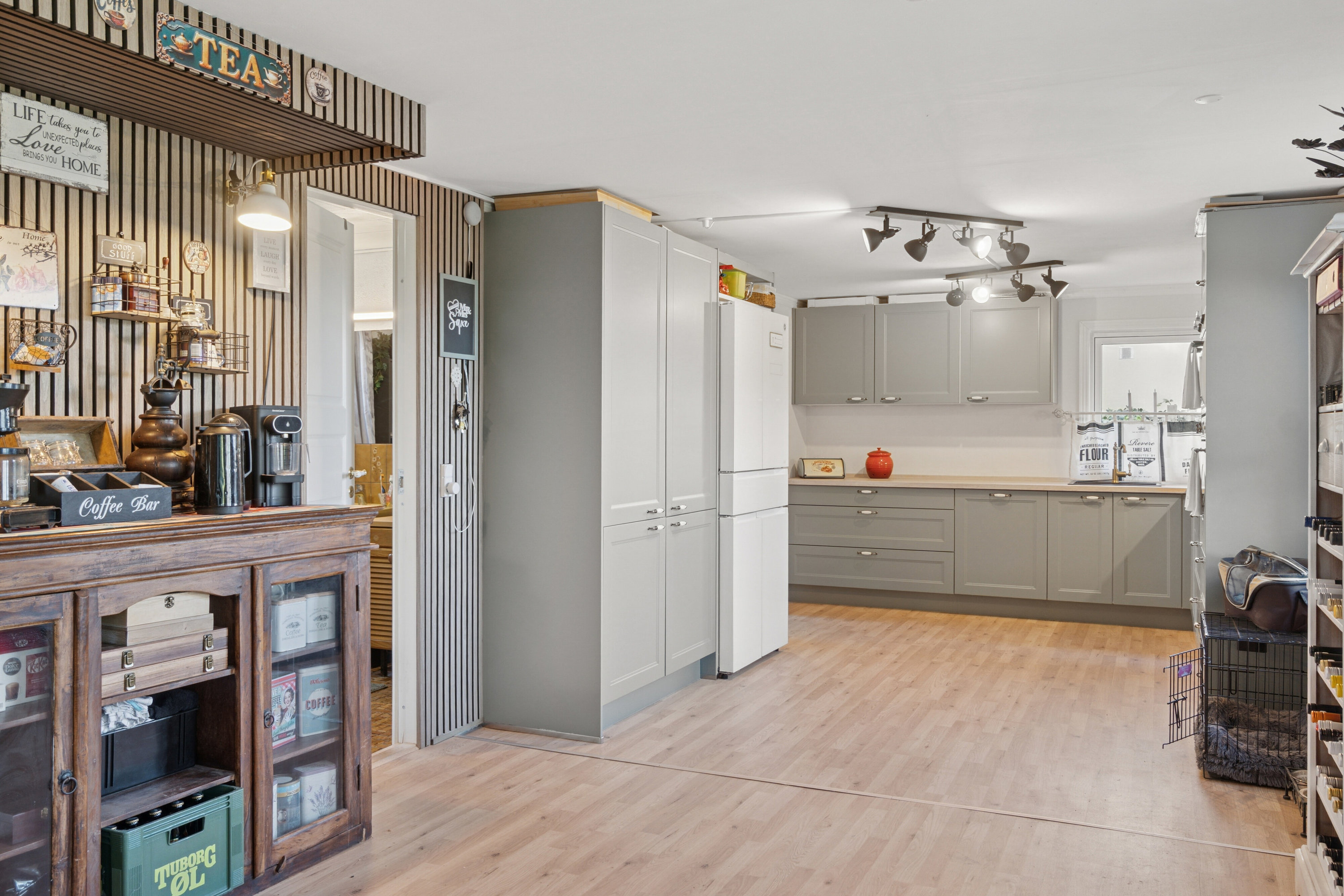 Fremhævet køkken billede i fuldskærmstilstand. Billede af Stationsvej 9, 4261 Dalmose