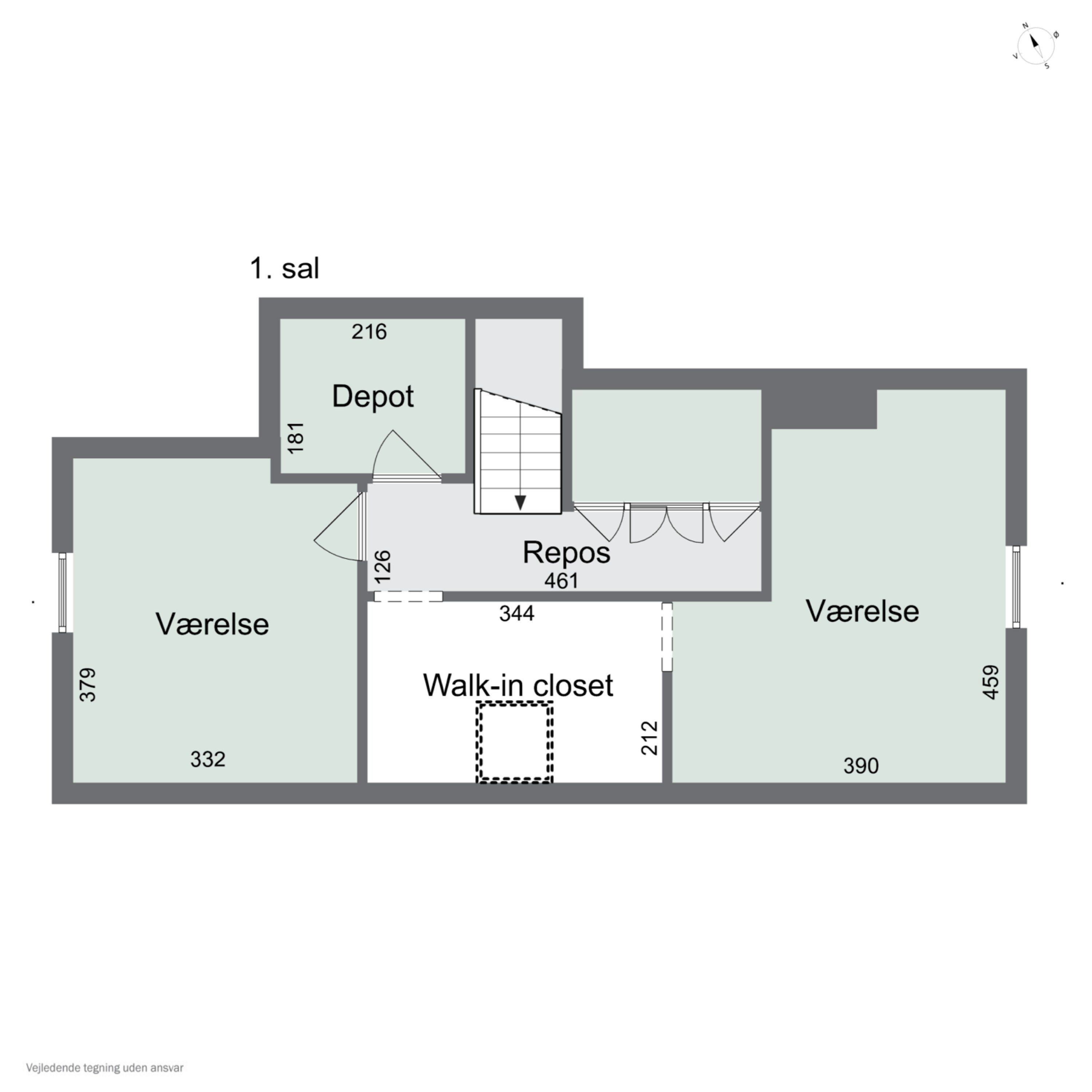 Plantegninger billede af Stationsvej 9, 4261 Dalmose