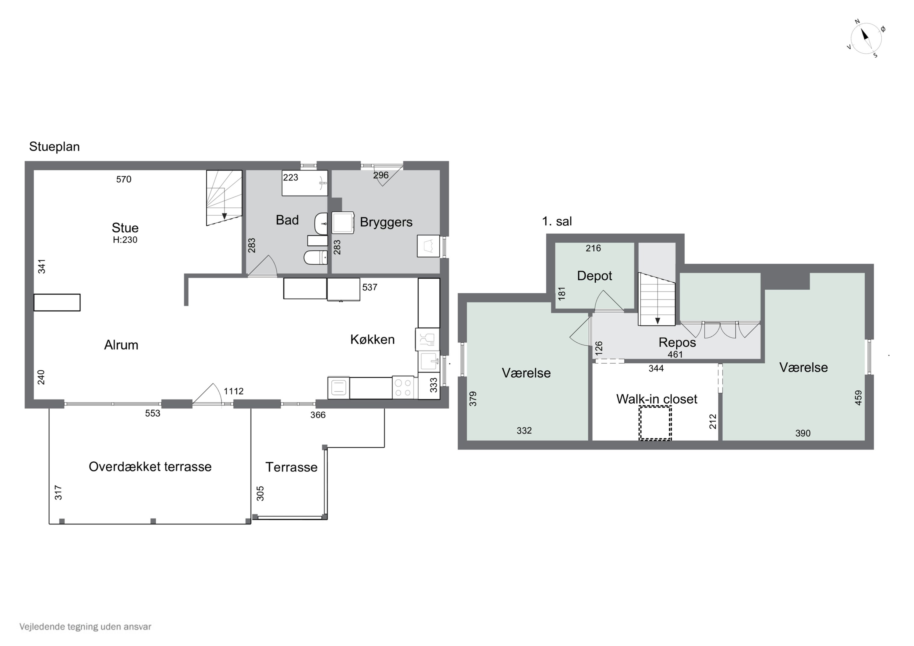 Plantegninger billede af Stationsvej 9, 4261 Dalmose