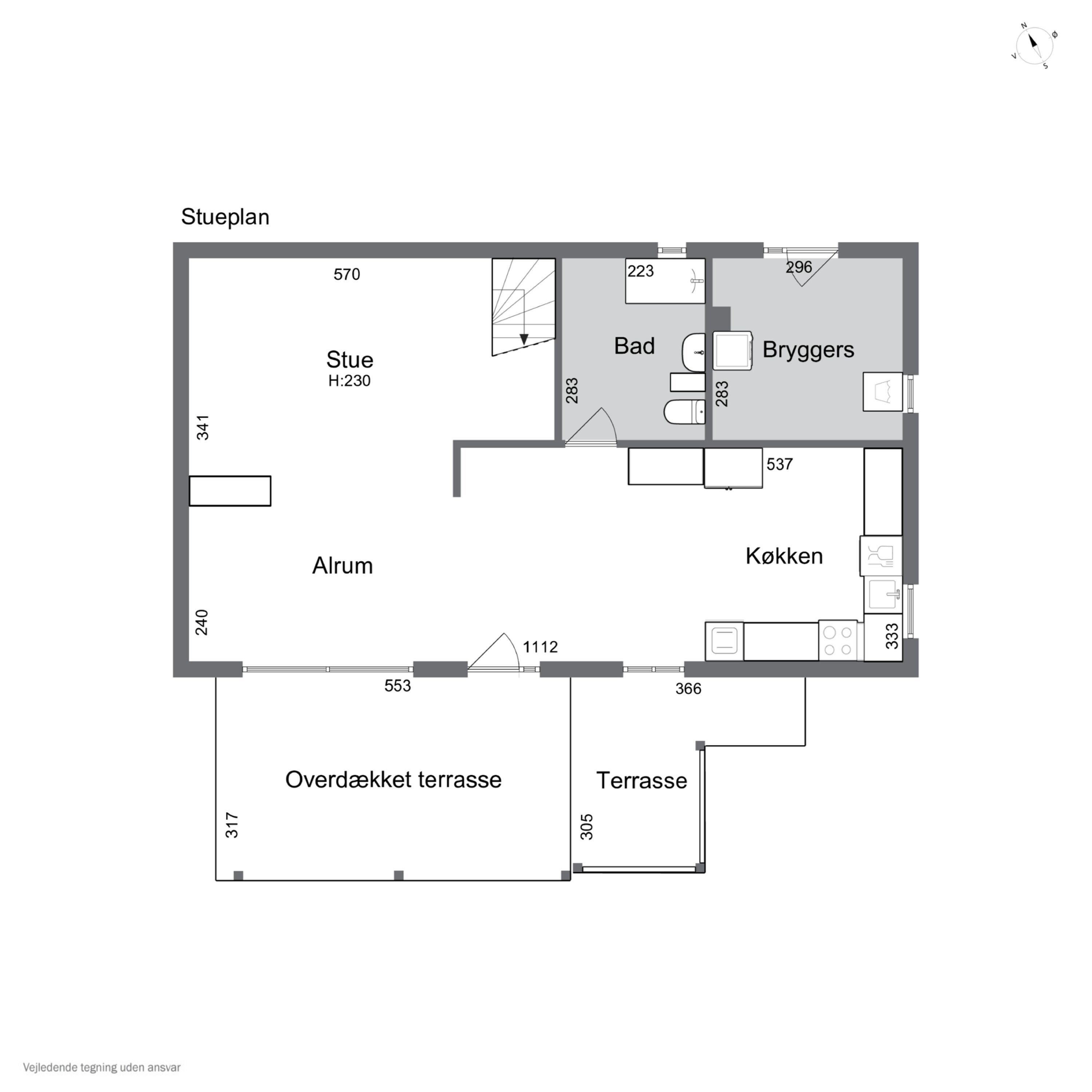 Plantegninger billede af Stationsvej 9, 4261 Dalmose