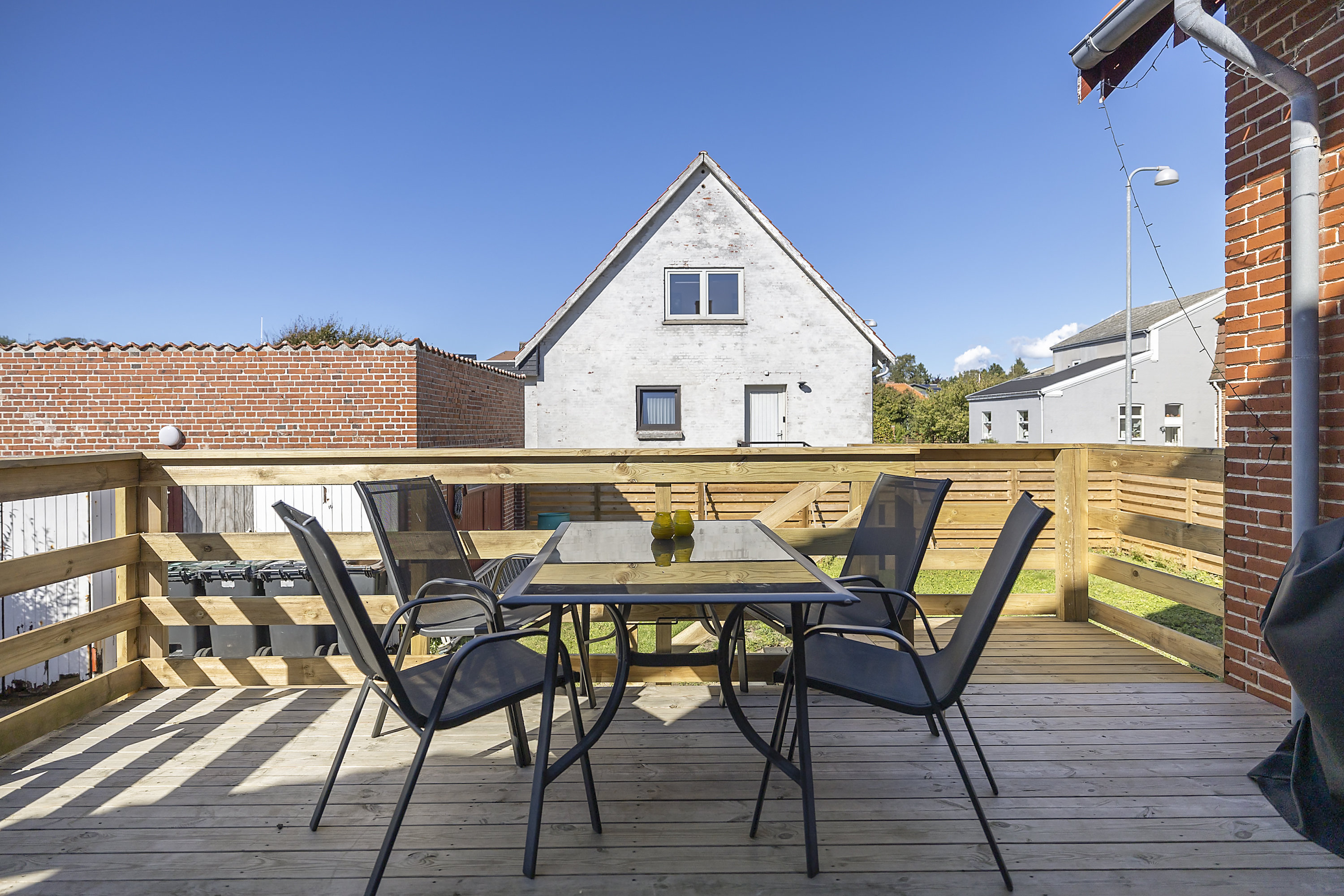 Fremhævet terrasse billede i fuldskærmstilstand. Billede af Søvænget 4, 4220 Korsør