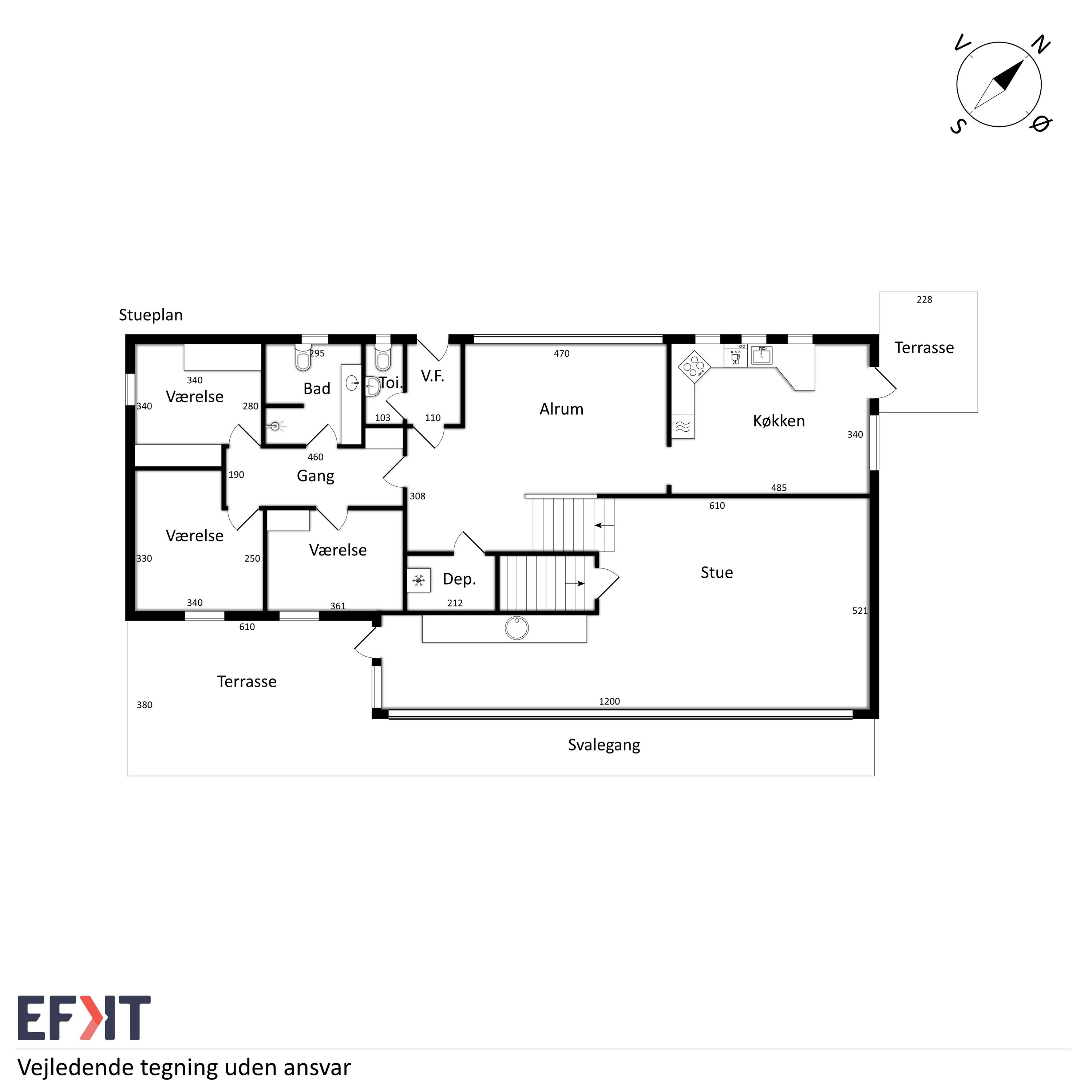 Plantegninger billede af Pejtersborgvej 6, 9560 Hadsund
