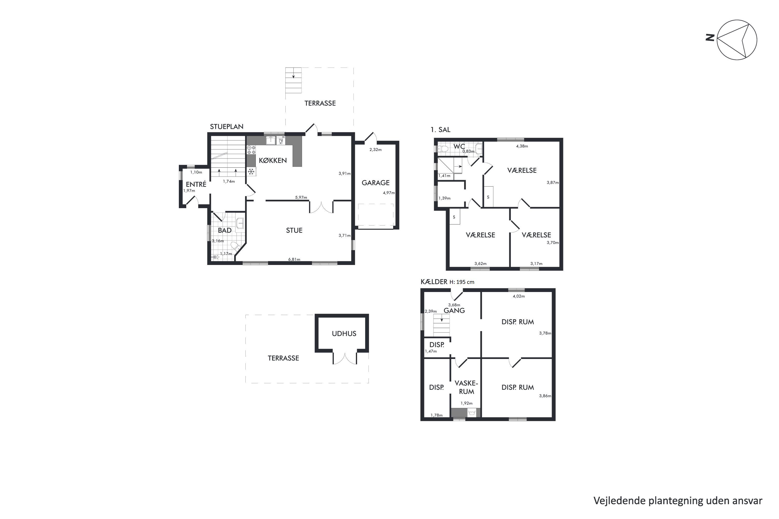 Plantegninger billede af Egholmsvej 8, 8660 Skanderborg