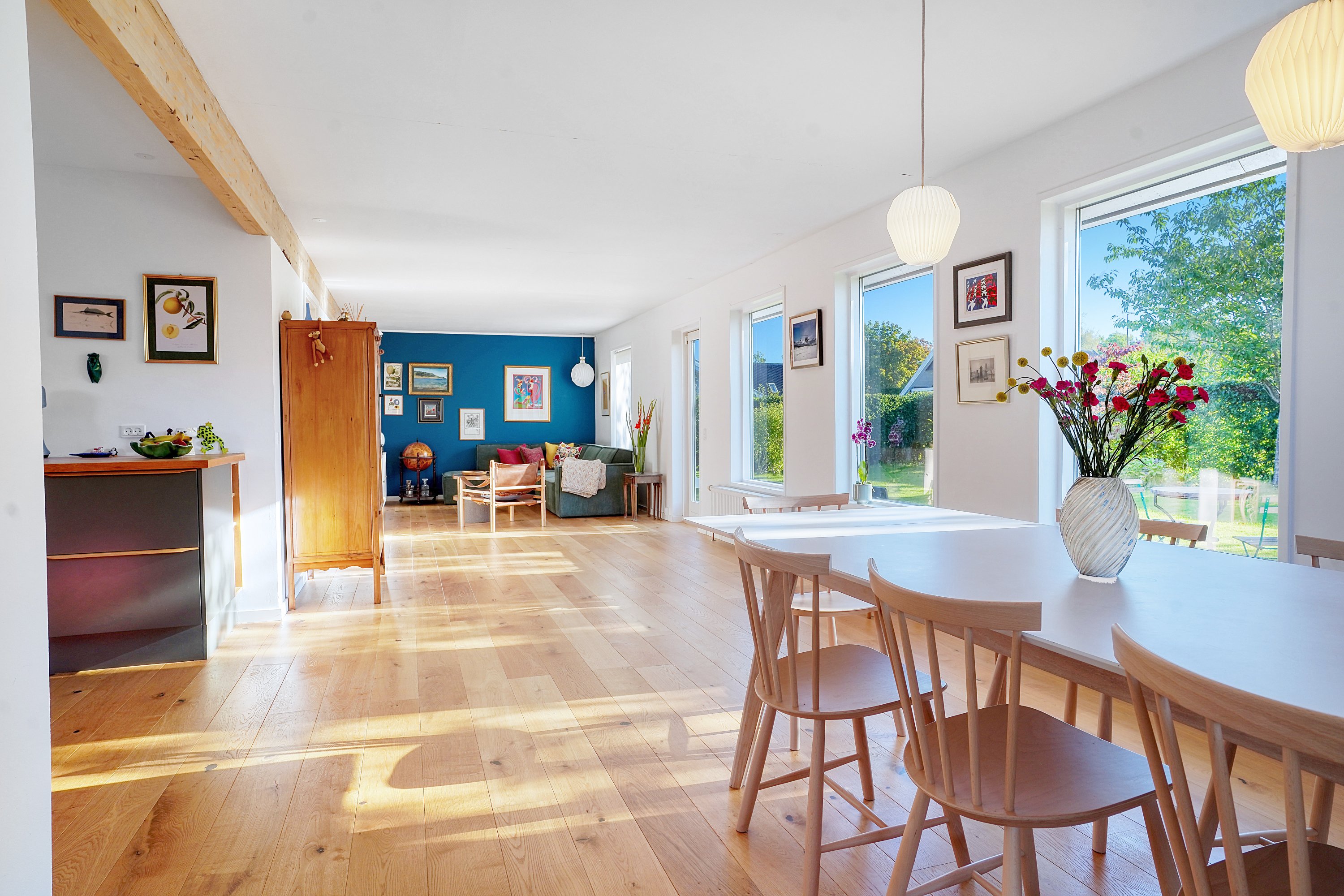 Fremhævet spisestue billede i fuldskærmstilstand. Billede af Hjortevænget 34, 3450 Allerød