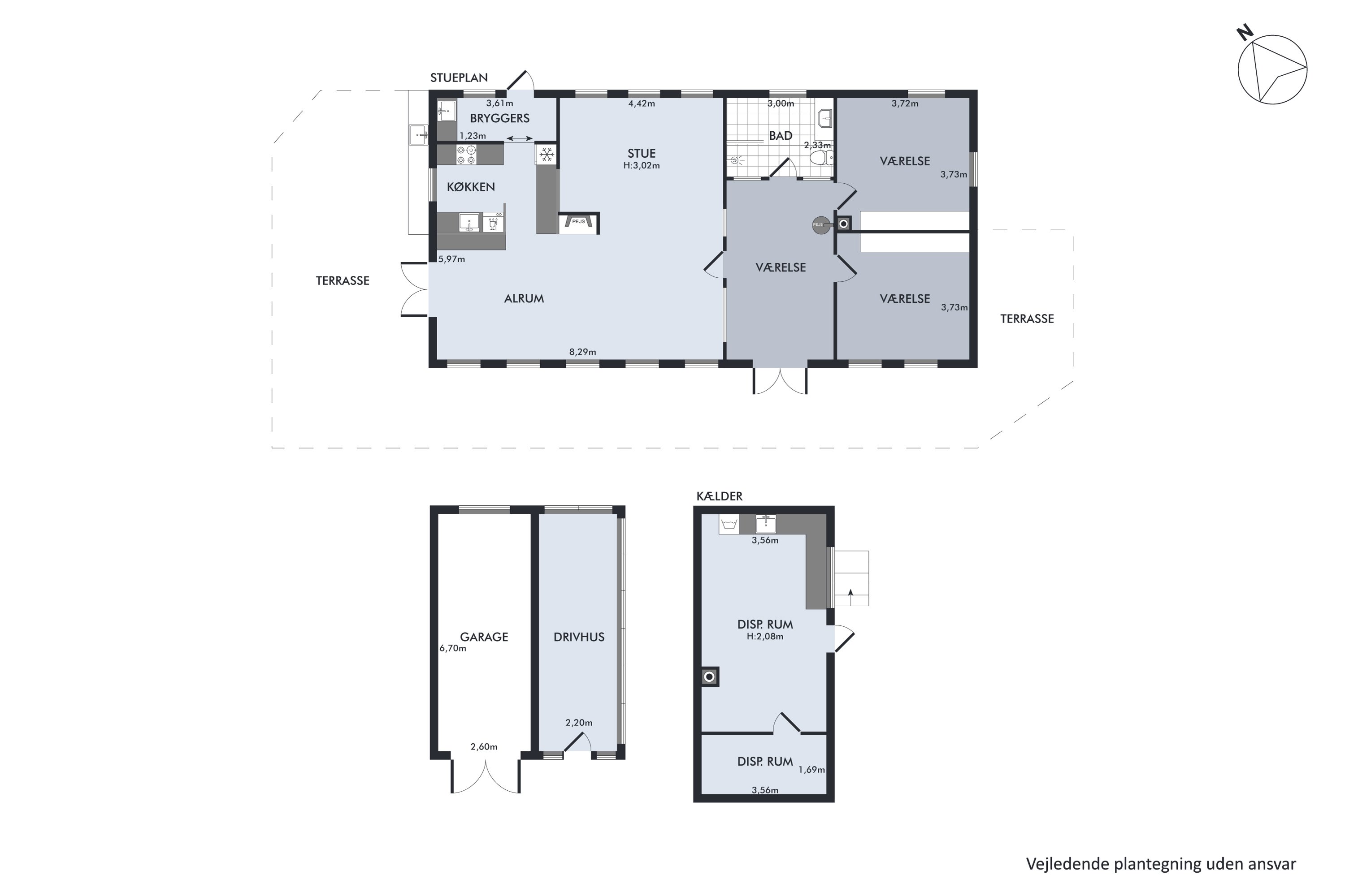 Plantegninger billede af Vindekilde Strandvej 28, Bjergene, 4540 Fårevejle