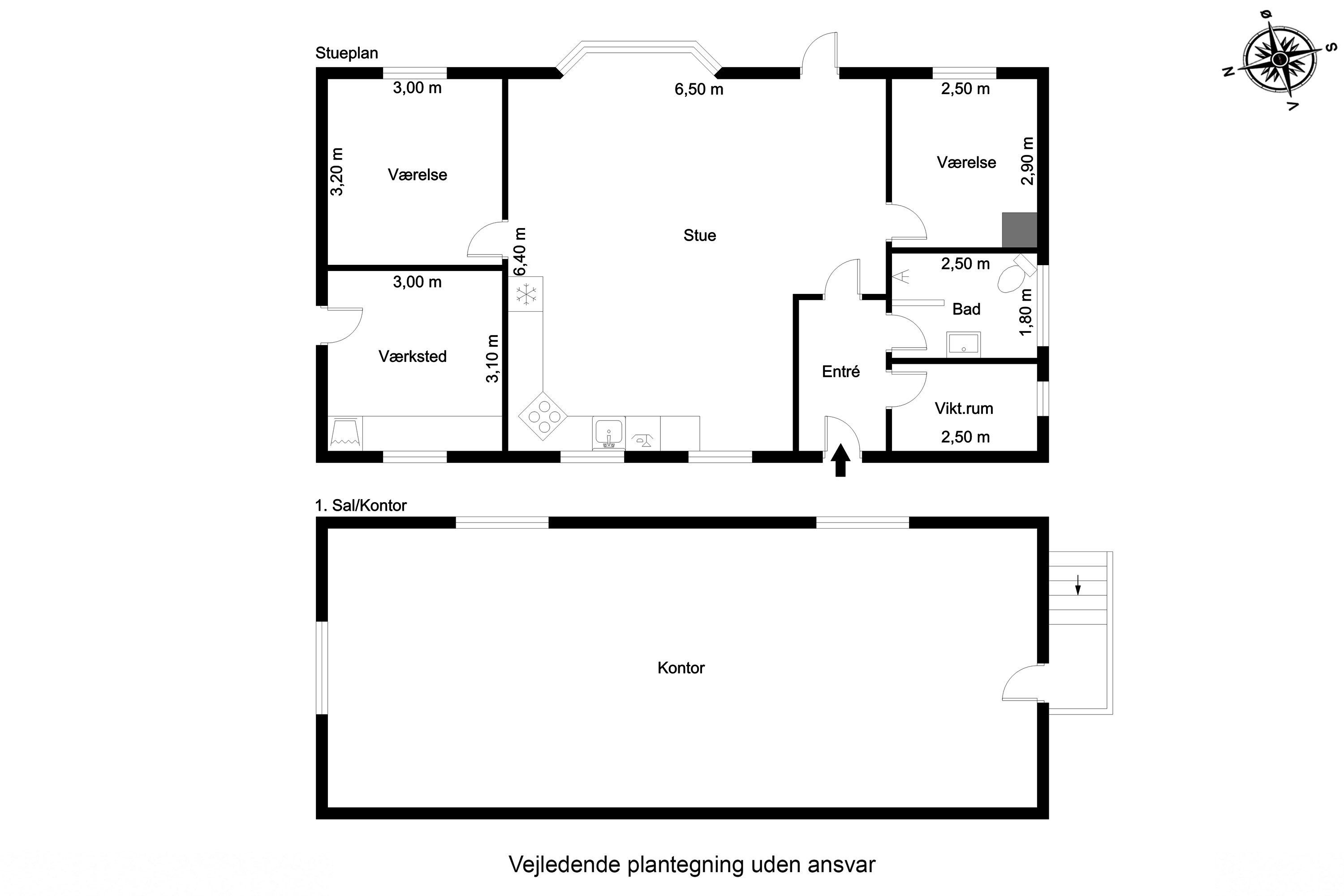 Plantegninger billede af Saugmandsvej 17, Møborg, 7660 Bækmarksbro