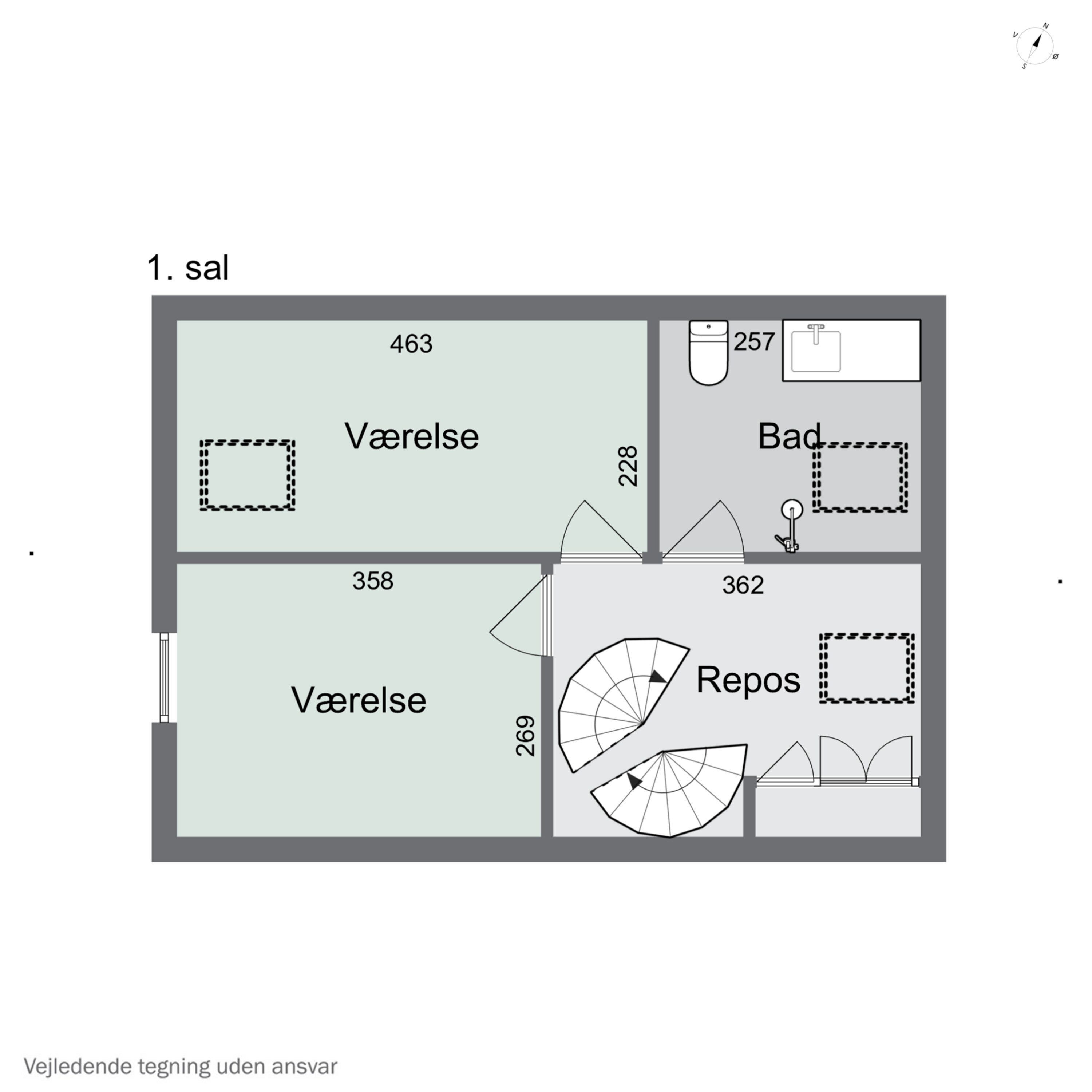 Plantegninger billede af Holmekrogen 24, 2830 Virum