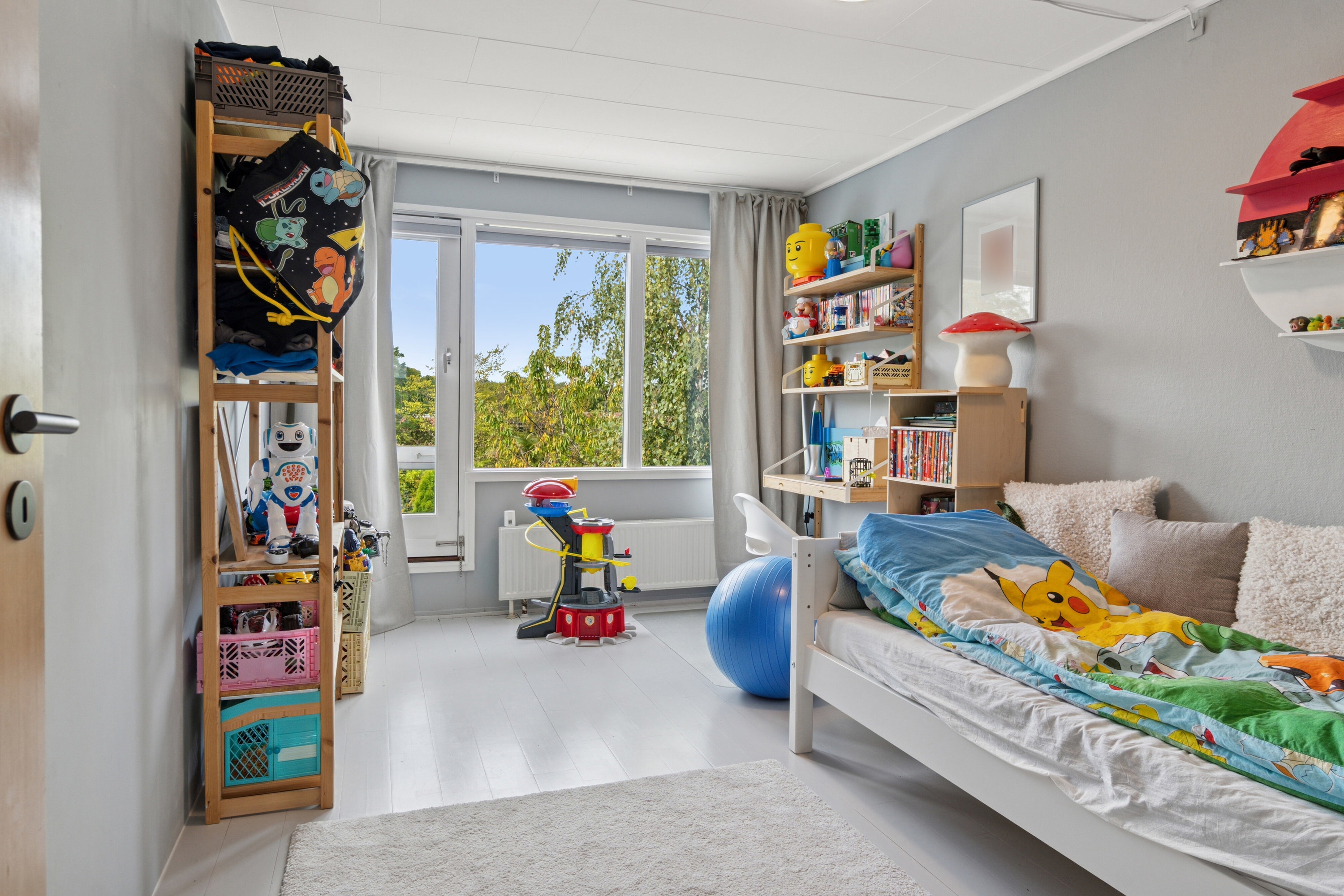 Fremhævet børneværelse billede i fuldskærmstilstand. Billede af Tjørnehusene 20, 2600 Glostrup