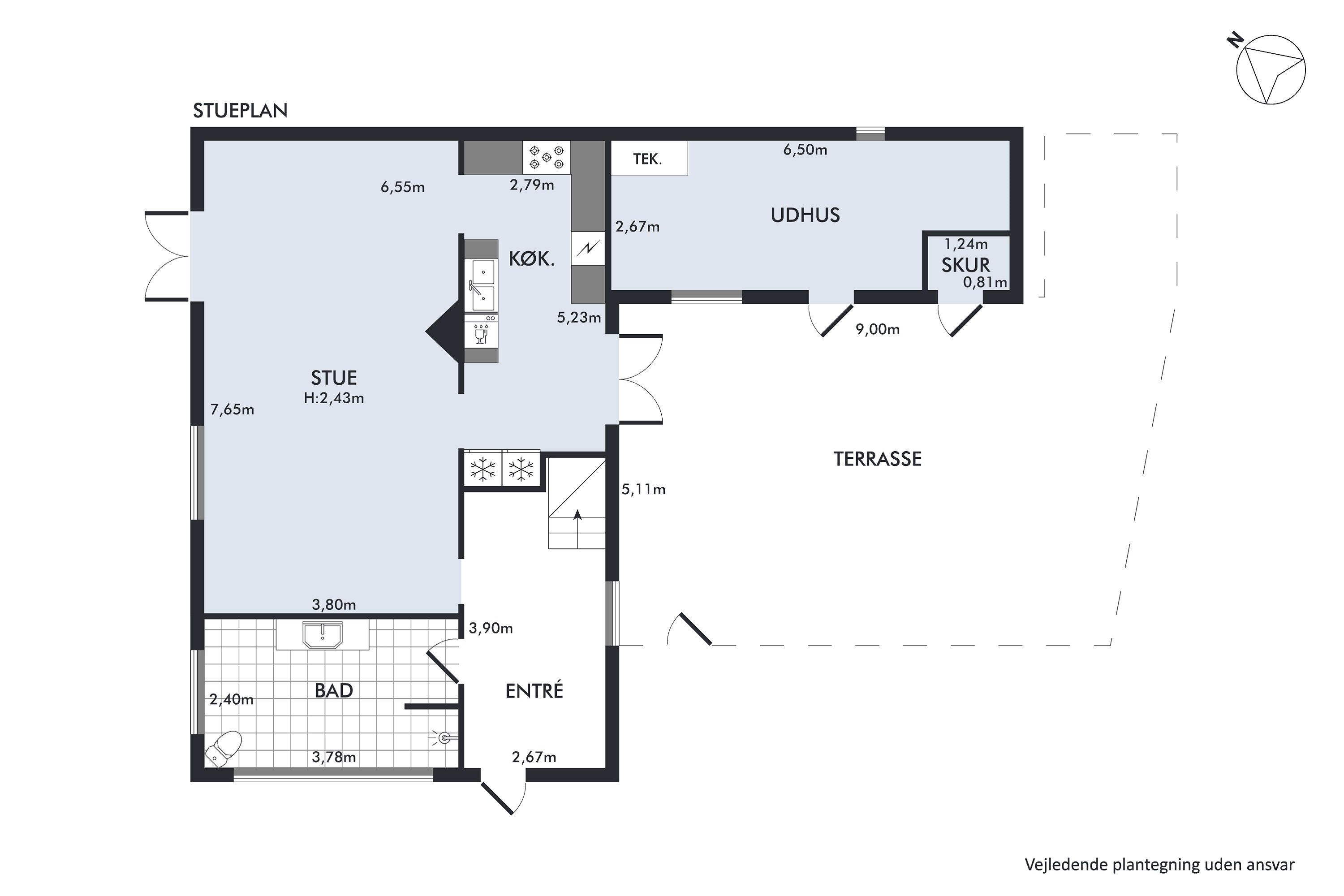 Plantegninger billede af Havevænget 7, 4682 Tureby