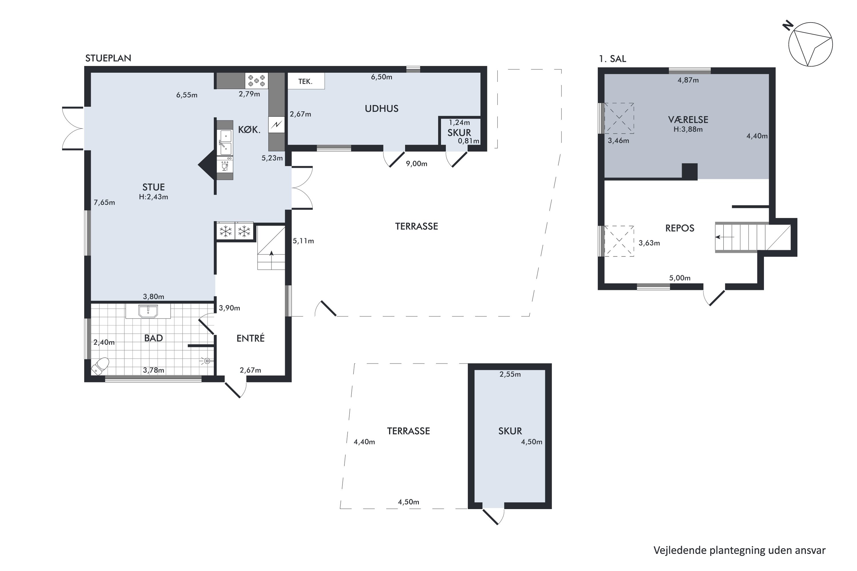 Plantegninger billede af Havevænget 7, 4682 Tureby