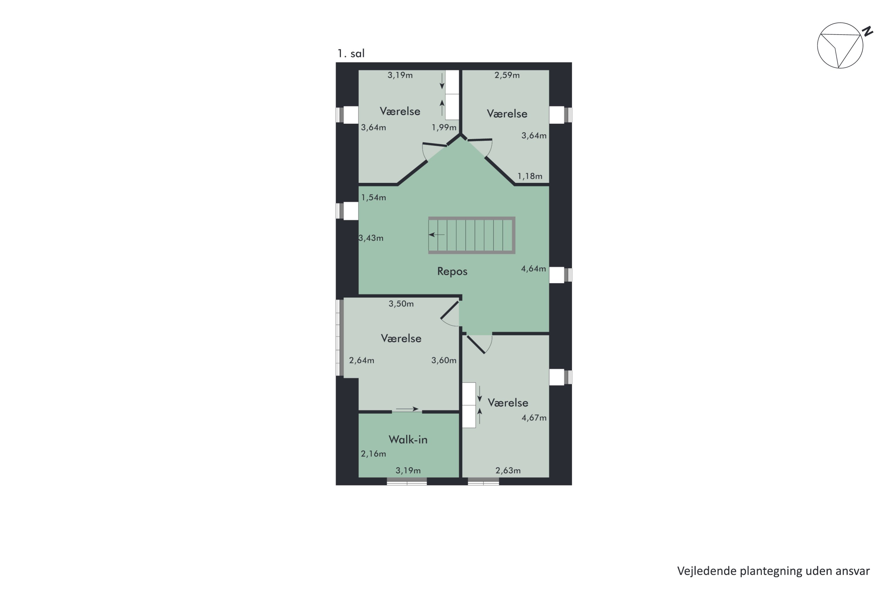 Plantegninger billede af Viborgvej 303, Korsbakken, 7840 Højslev