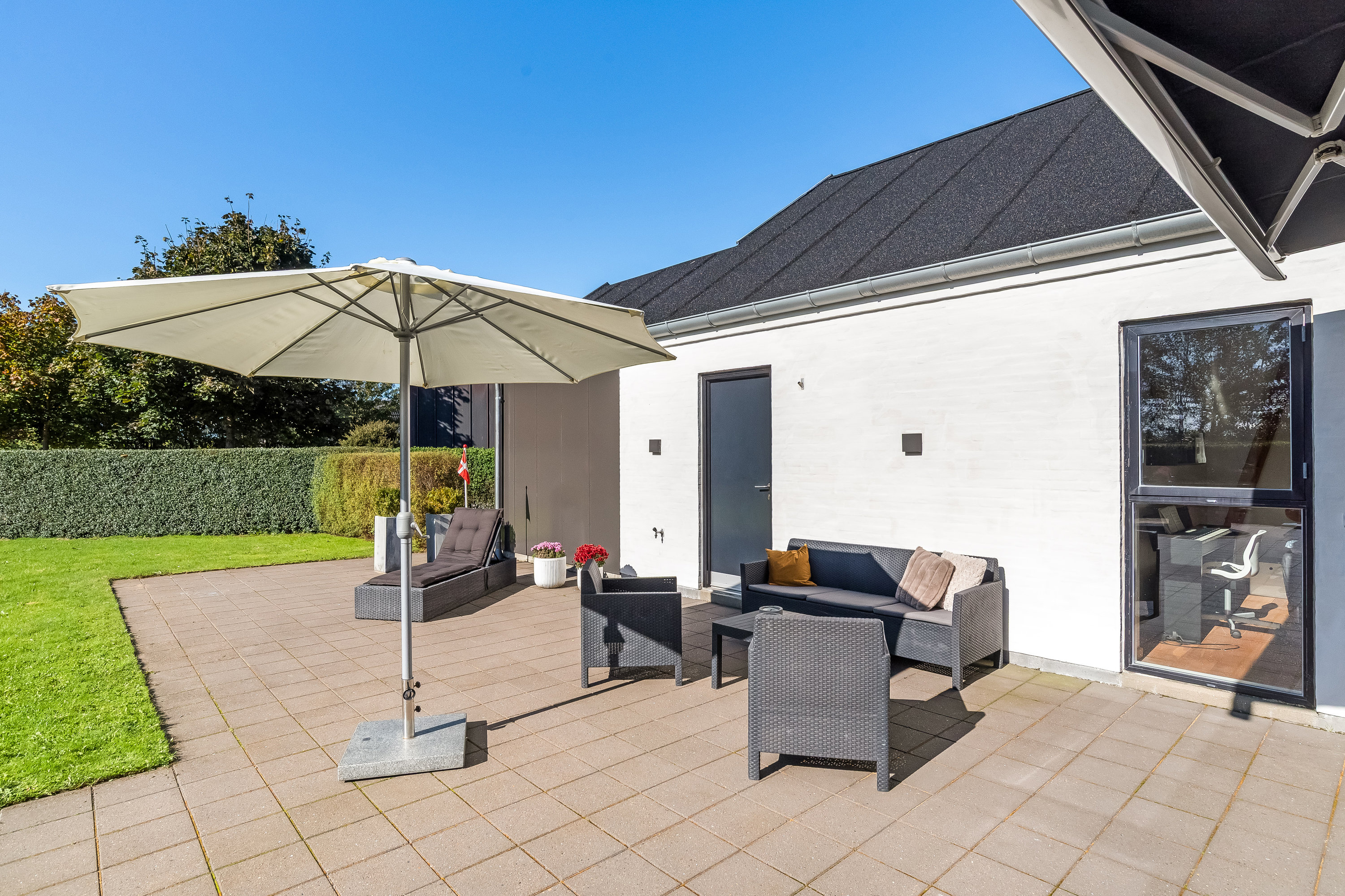 Fremhævet terrasse billede i fuldskærmstilstand. Billede af Kæret 12, 7500 Holstebro