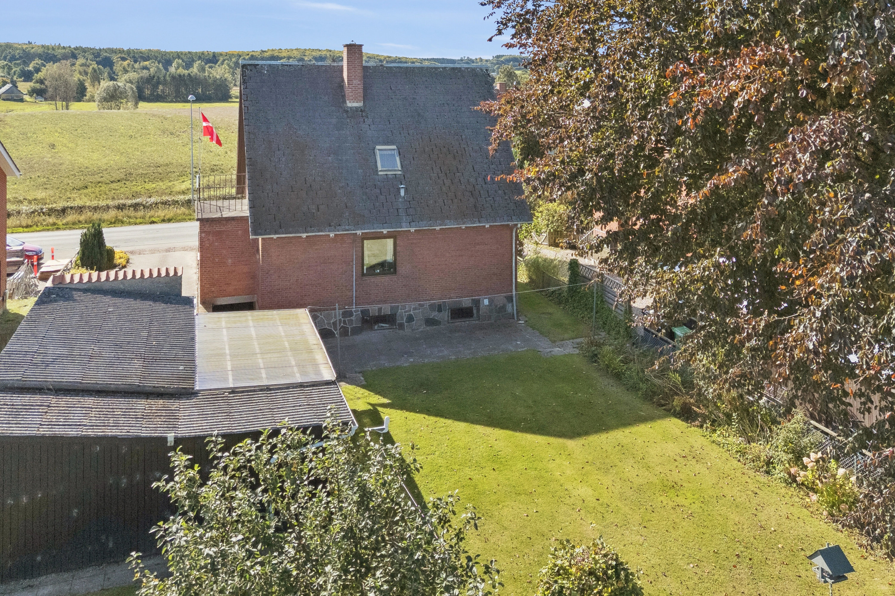 Miniaturebillede 1: set fra haven. Billede af Assensvej 24, Kirkeby, 5771 Stenstrup