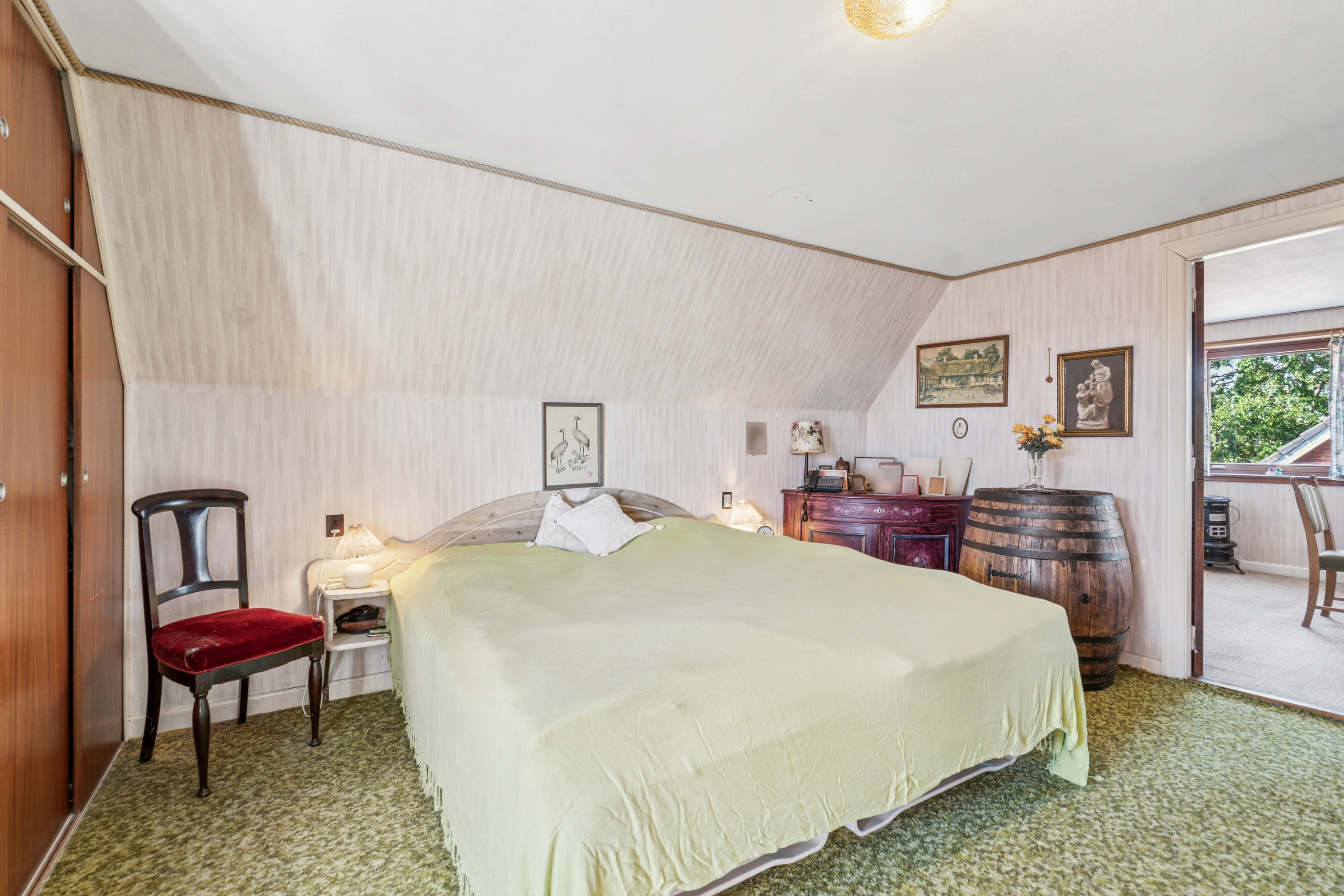 Fremhævet soveværelse billede i fuldskærmstilstand. Billede af Assensvej 24, Kirkeby, 5771 Stenstrup