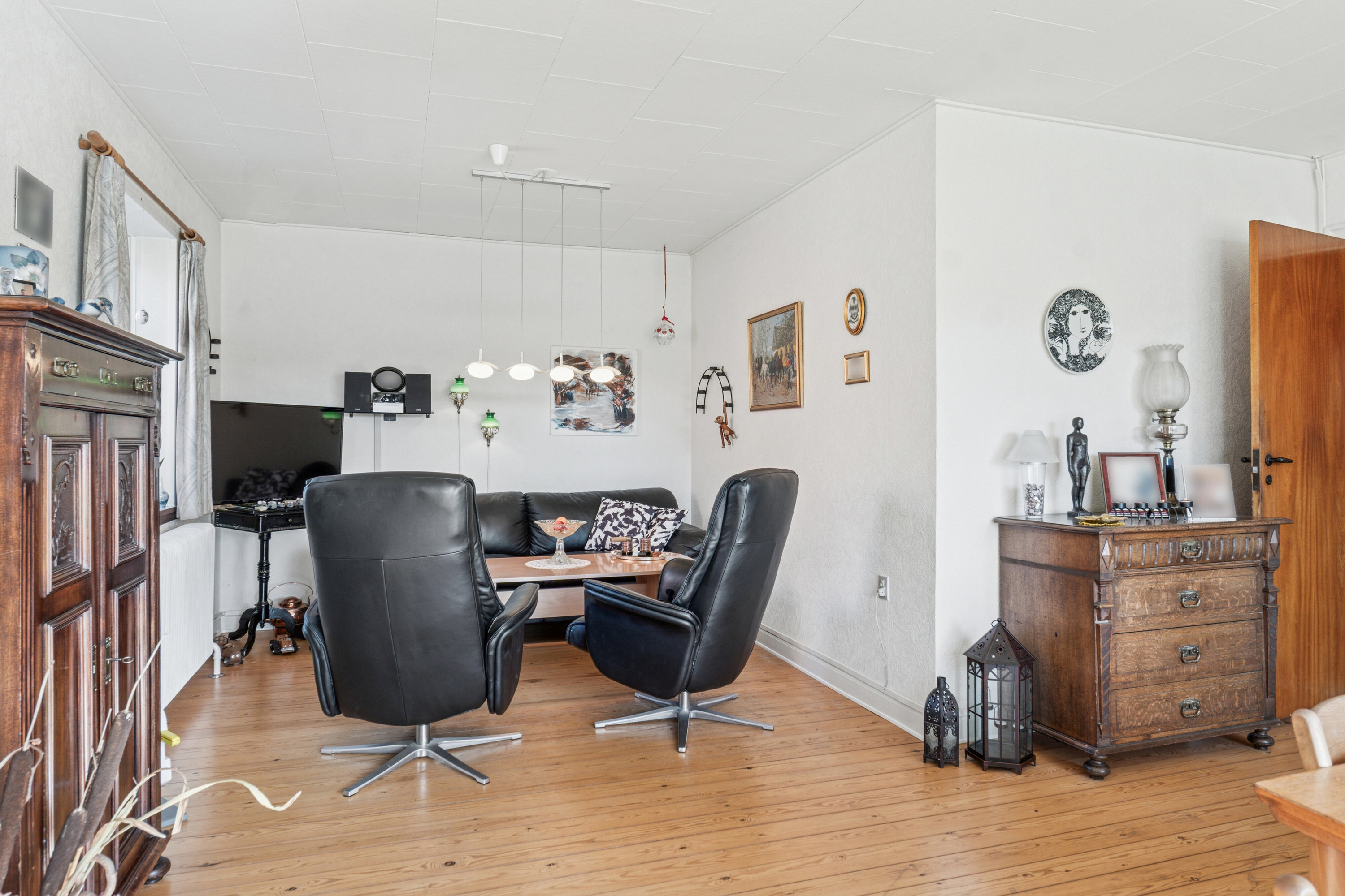 Fremhævet stue billede i fuldskærmstilstand. Billede af Assensvej 24, Kirkeby, 5771 Stenstrup