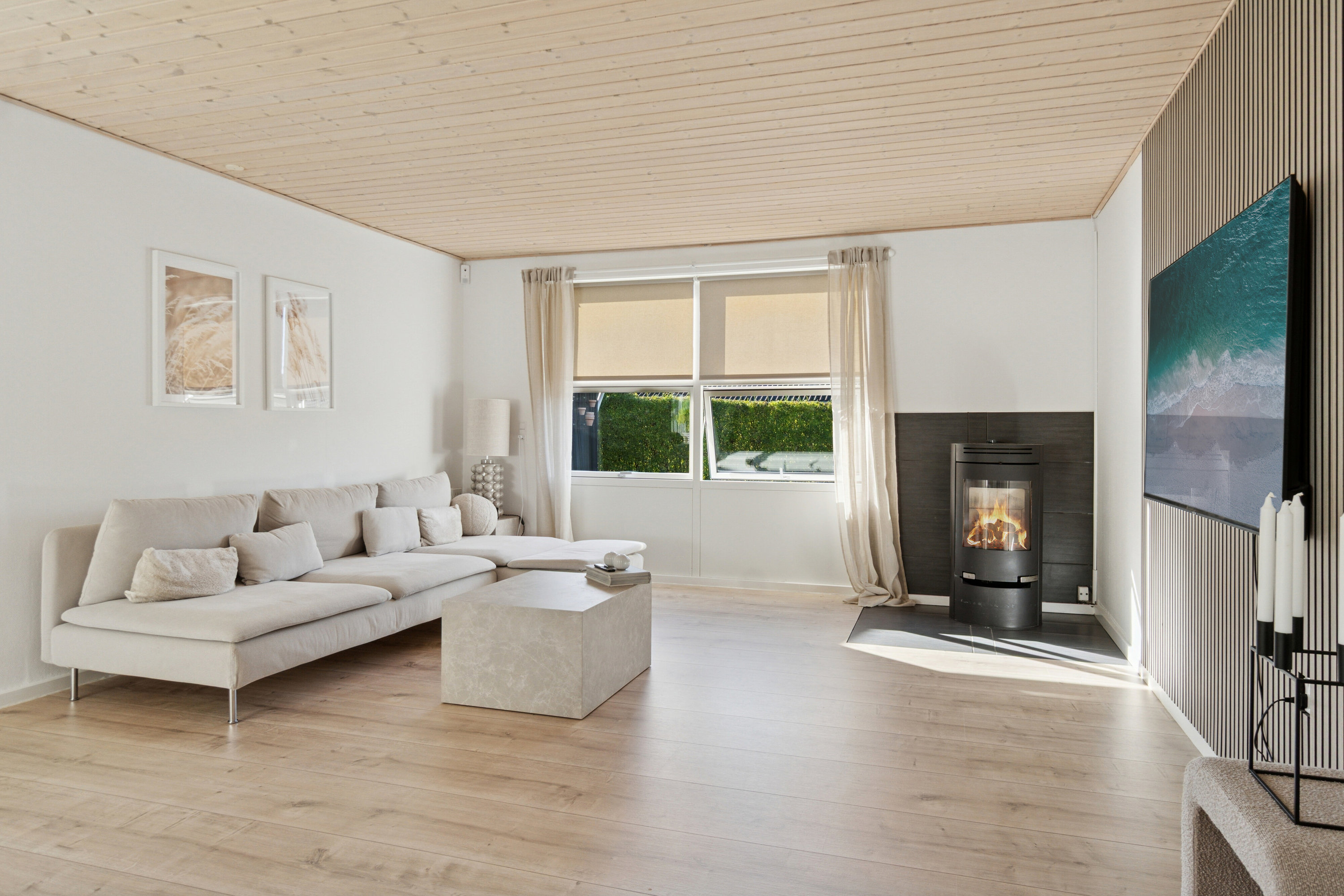 Fremhævet stue billede i fuldskærmstilstand. Billede af Skydevænget 9, 4262 Sandved