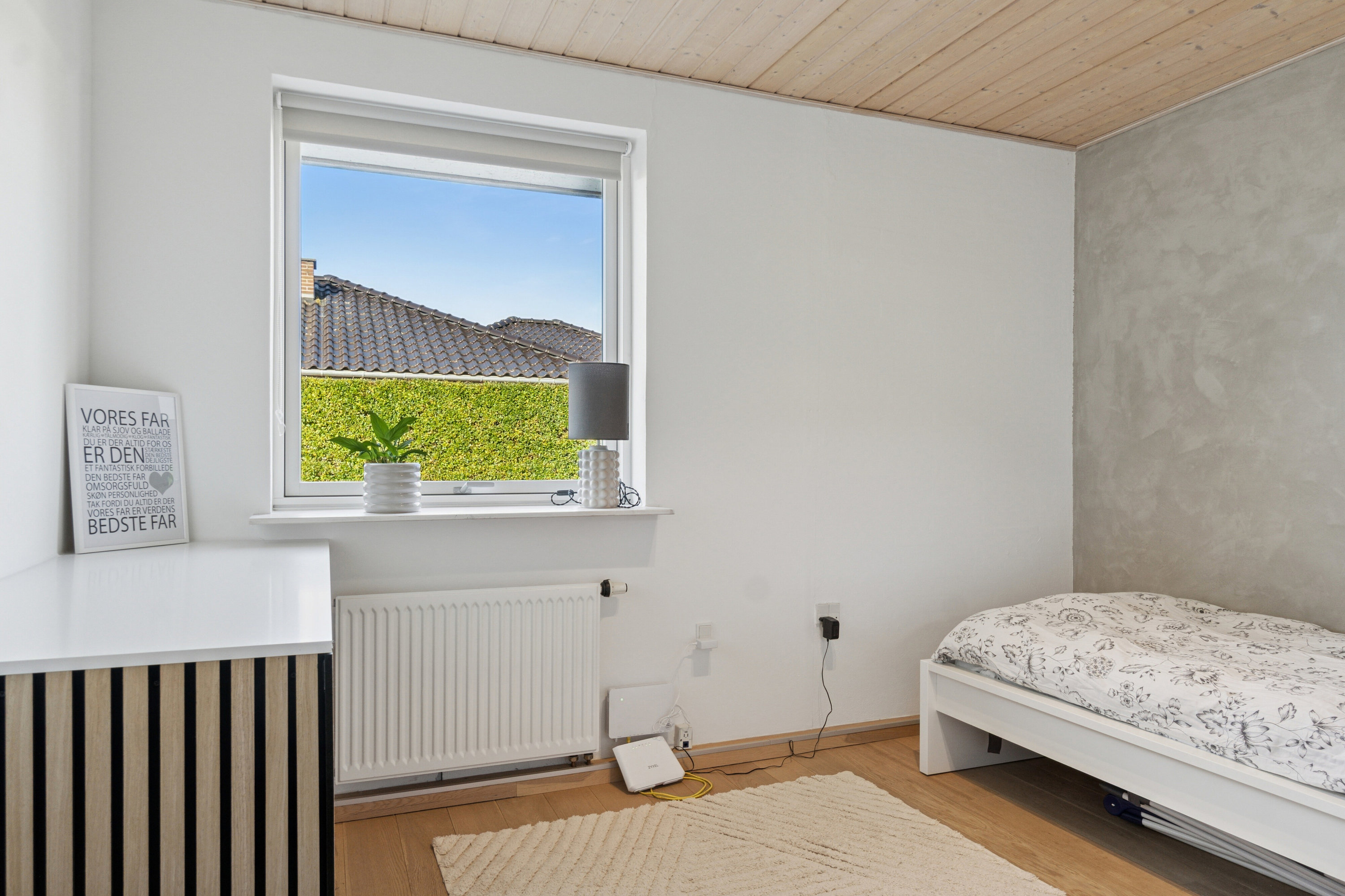 Fremhævet soveværelse billede i fuldskærmstilstand. Billede af Skydevænget 9, 4262 Sandved