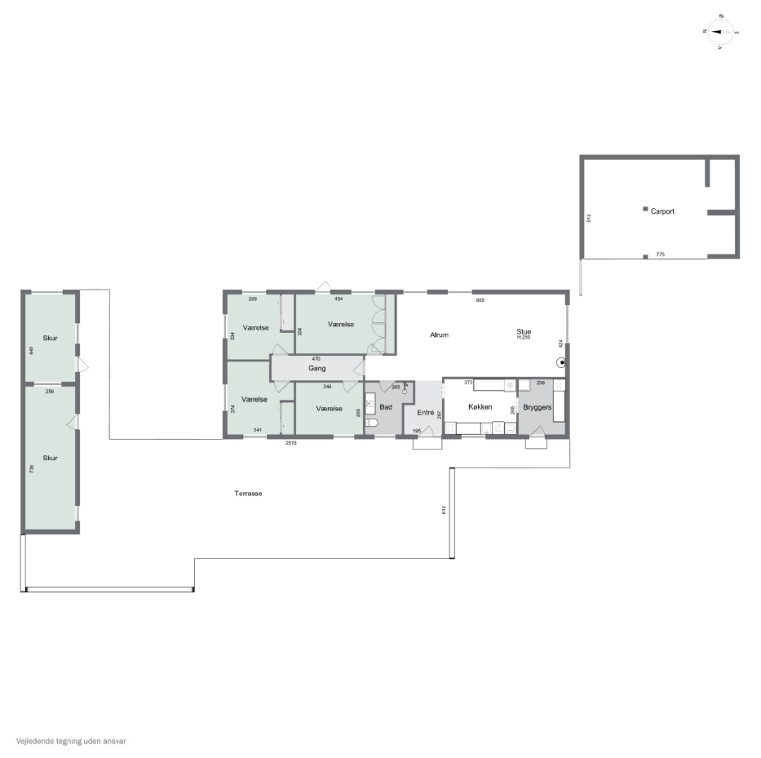 Plantegninger billede af Skydevænget 9, 4262 Sandved