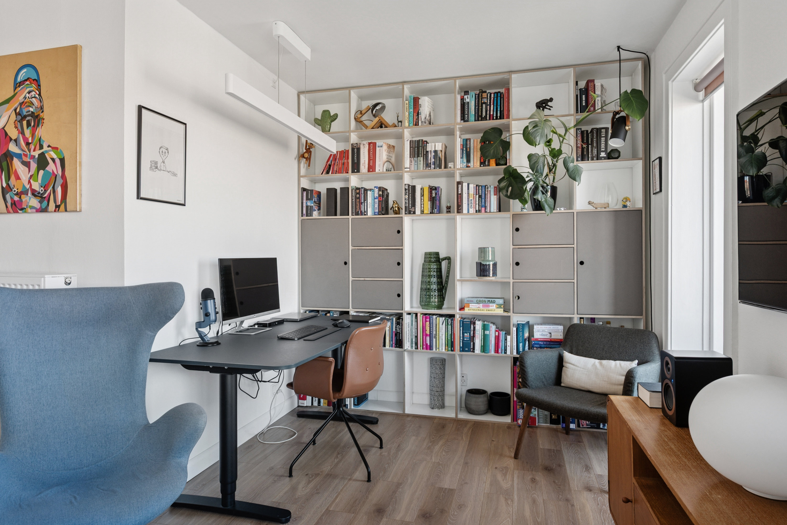 Fremhævet stue billede i fuldskærmstilstand. Billede af Slejpnersgade 2, 5. tv., 2200 København N