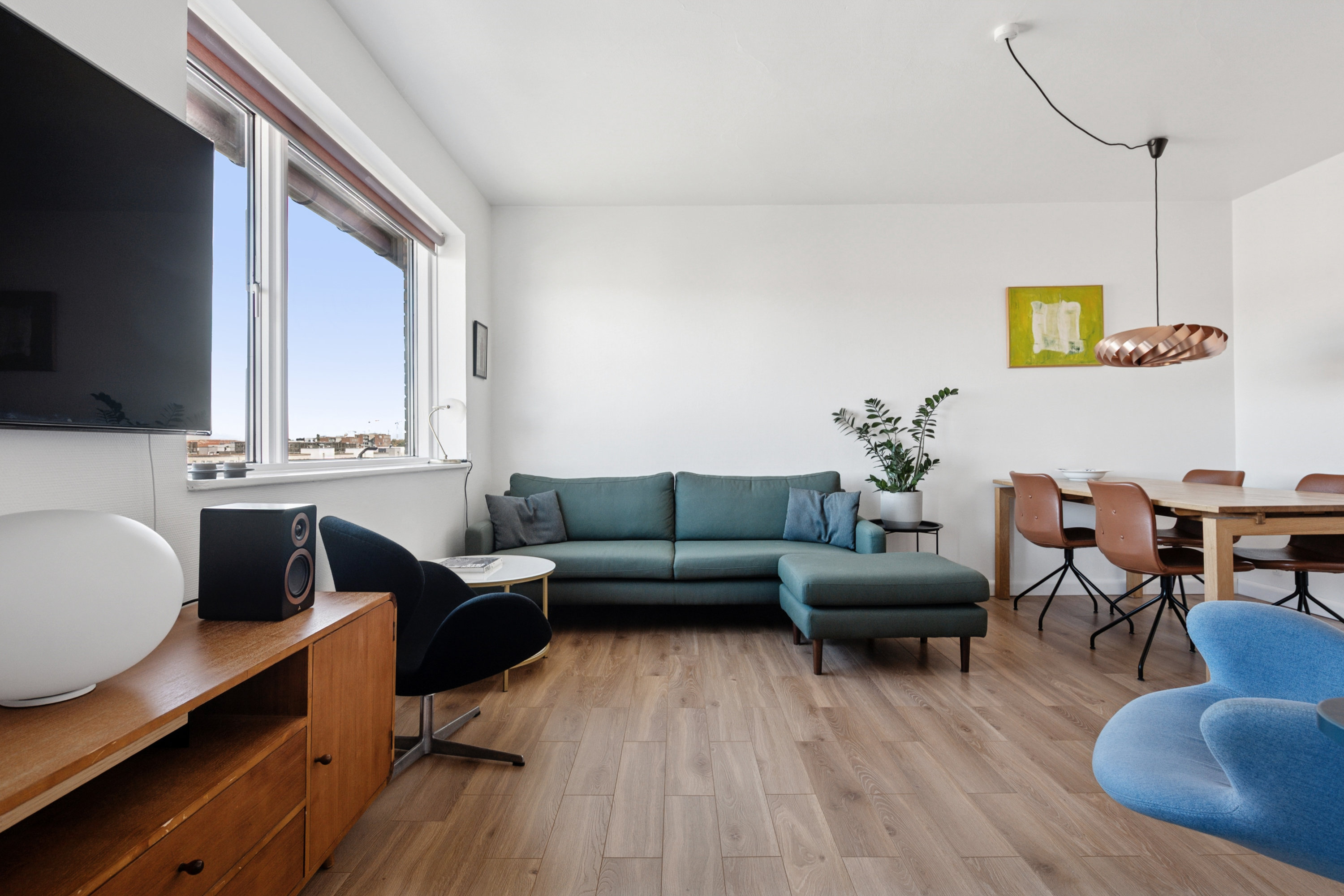 Fremhævet stue billede i fuldskærmstilstand. Billede af Slejpnersgade 2, 5. tv., 2200 København N