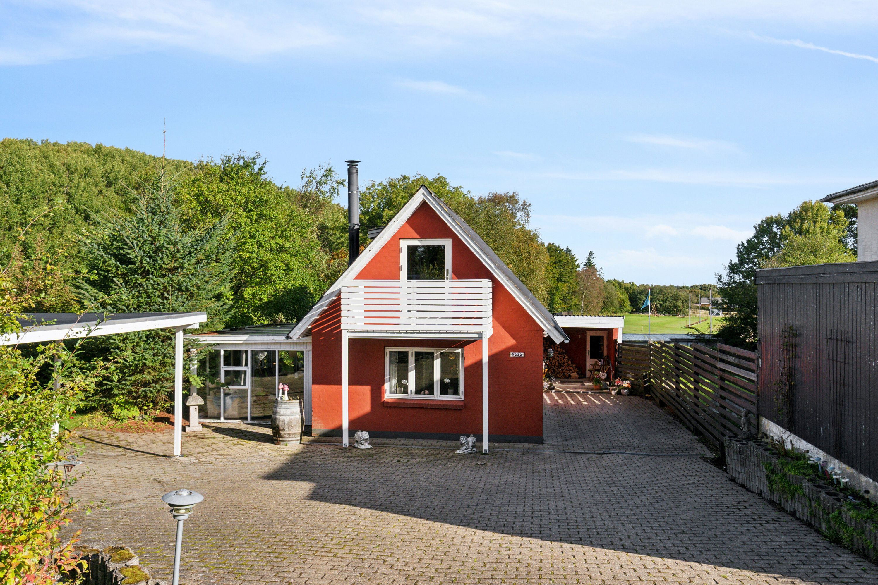 Fremhævet set fra vejen billede i fuldskærmstilstand. Billede af Bredgade 232, 7760 Hurup Thy