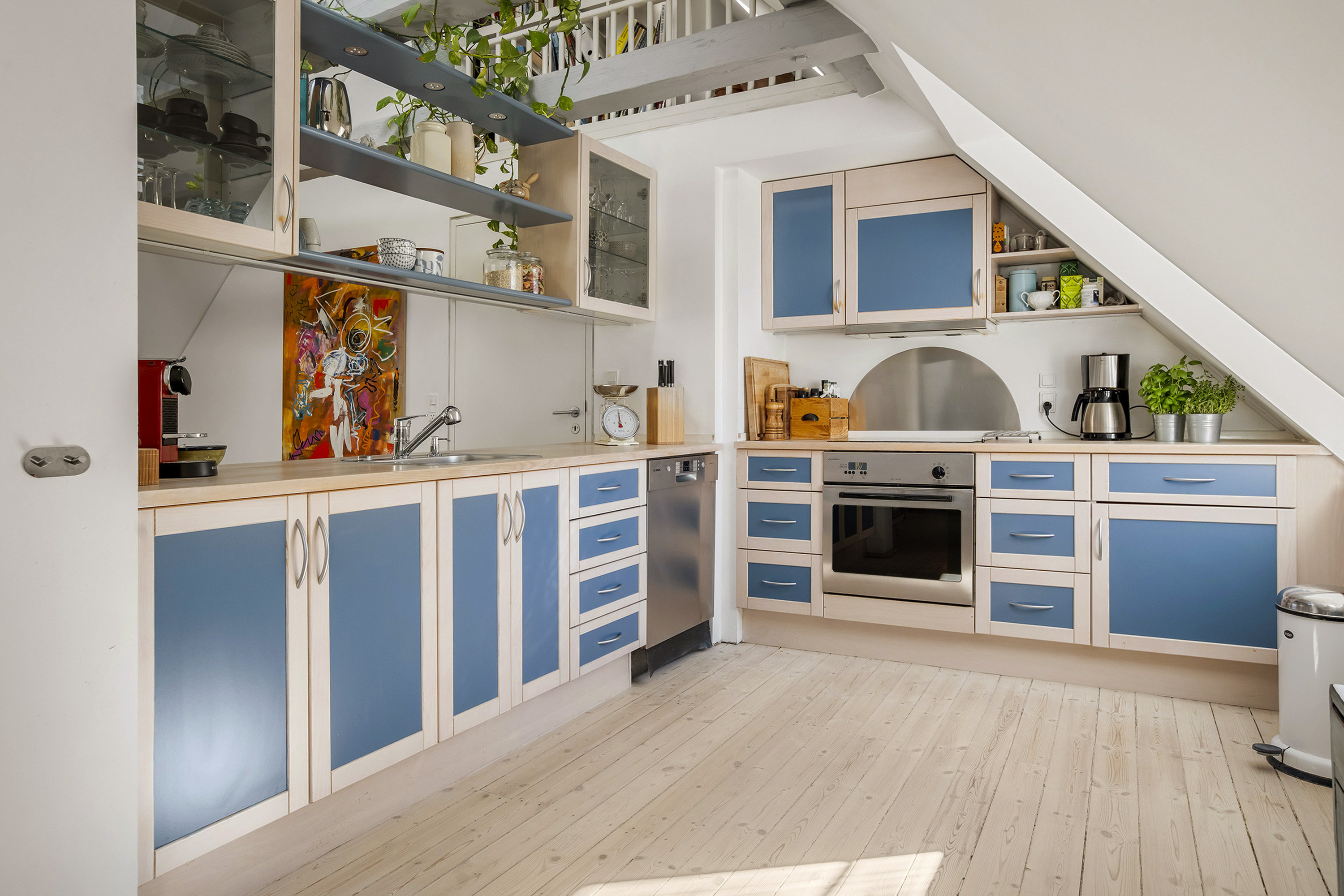 Fremhævet køkken billede i fuldskærmstilstand. Billede af Nyhavn 31C, 4., 1051 København K