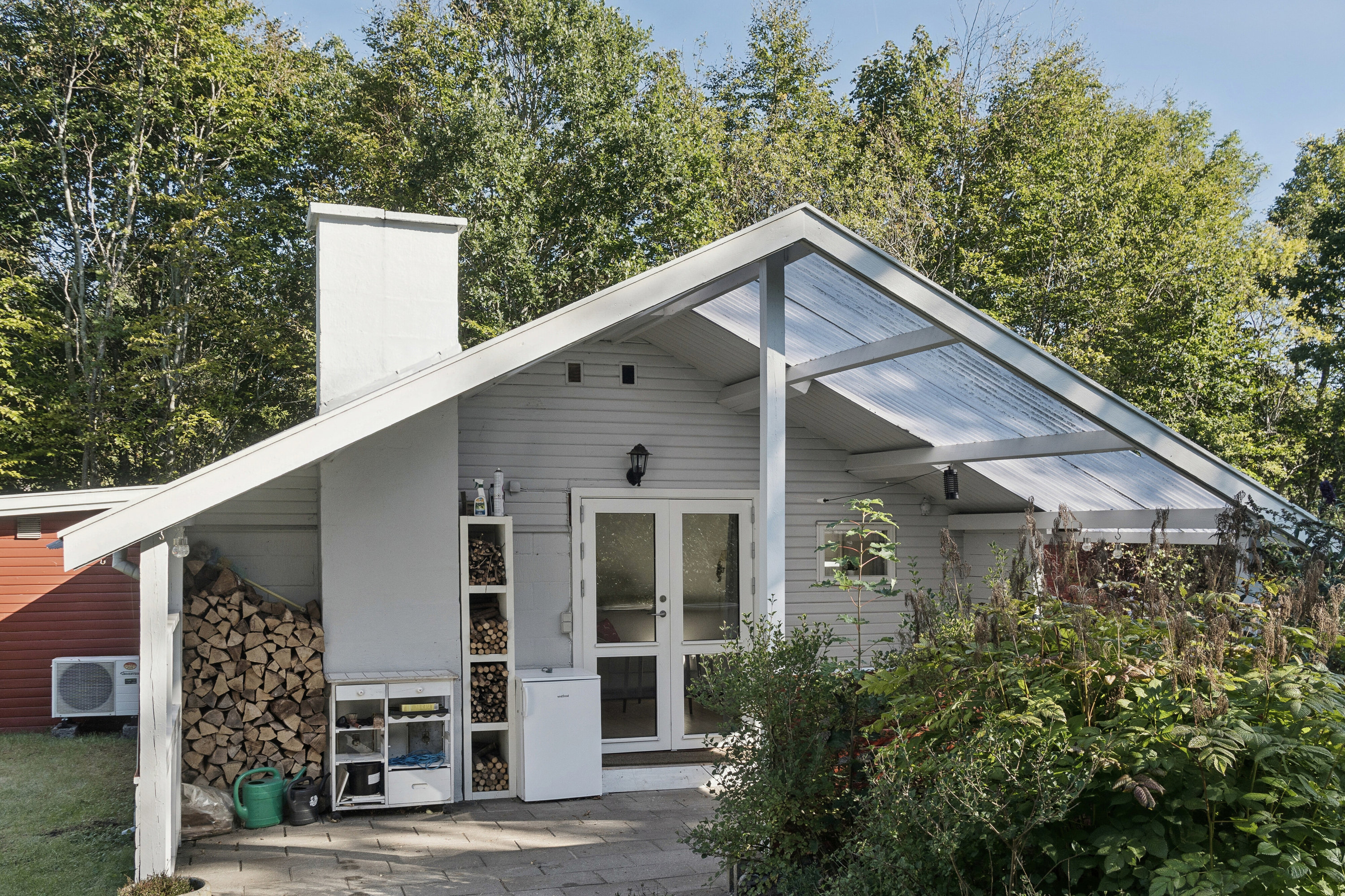 Fremhævet set fra haven billede i fuldskærmstilstand. Billede af Skovbakken 8, Hønsinge L, 4560 Vig