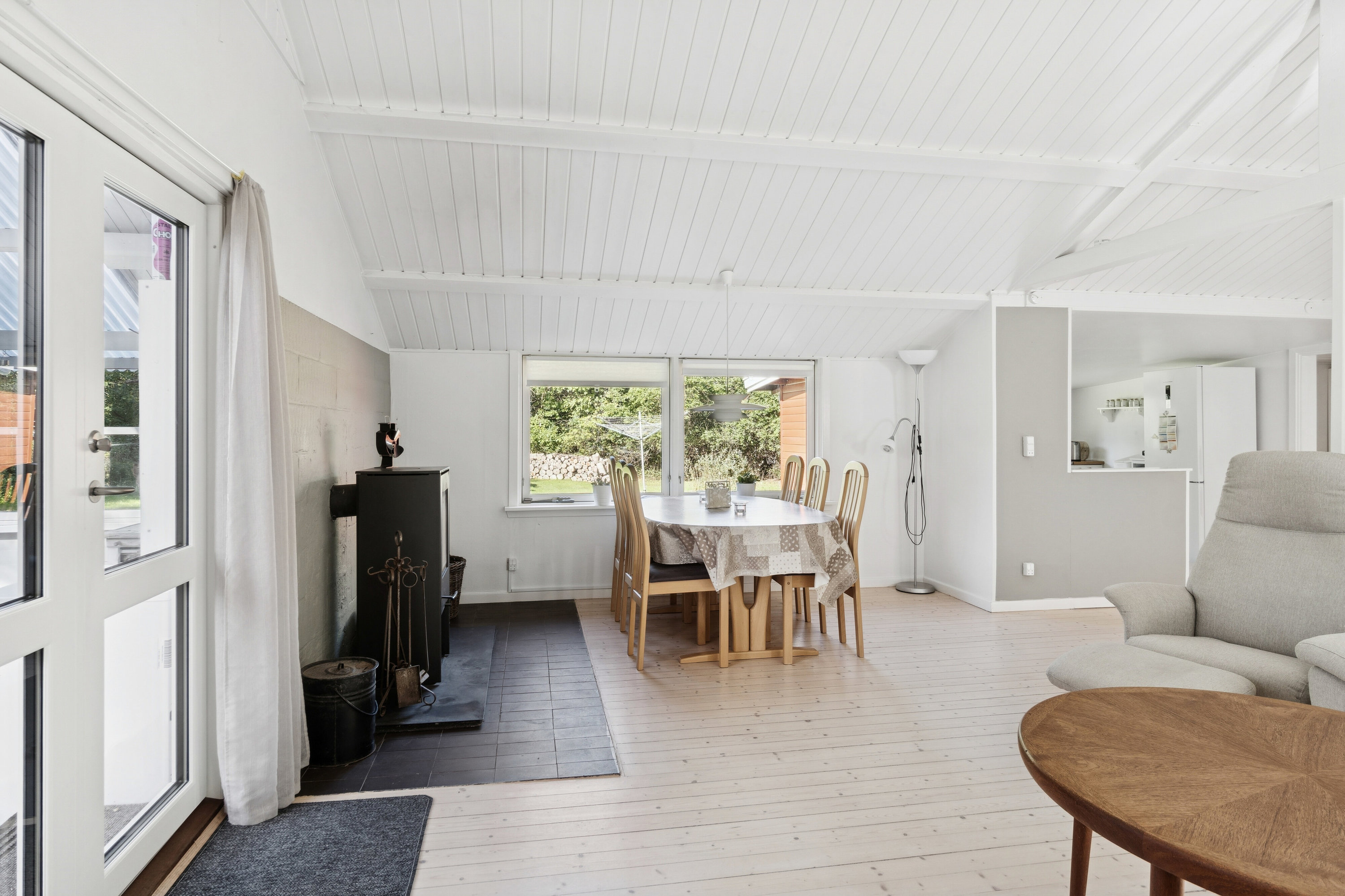 Fremhævet stue billede i fuldskærmstilstand. Billede af Skovbakken 8, Hønsinge L, 4560 Vig