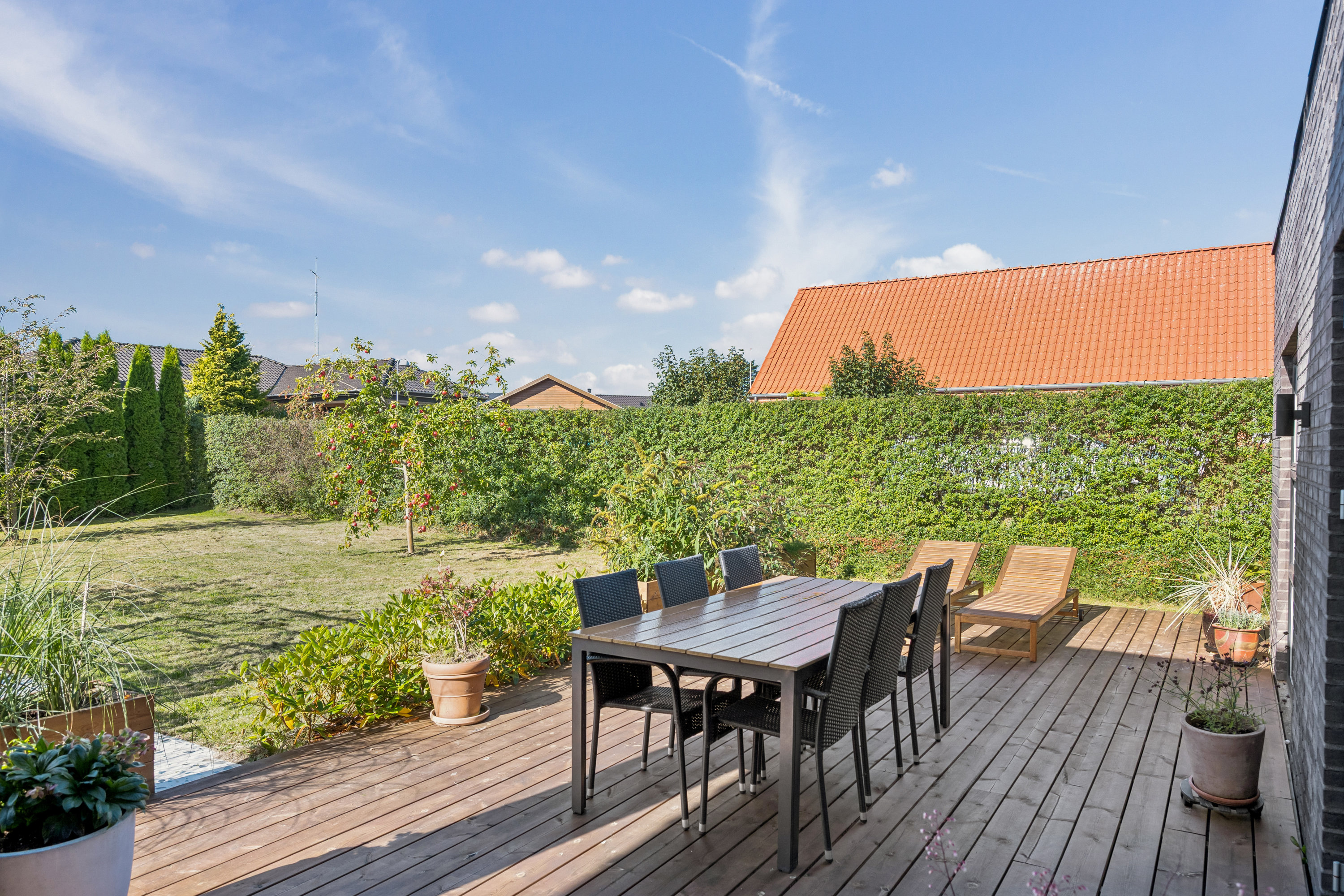 Fremhævet ejendommen billede i fuldskærmstilstand. Billede af Korsagervej 4, Foldby, 8382 Hinnerup