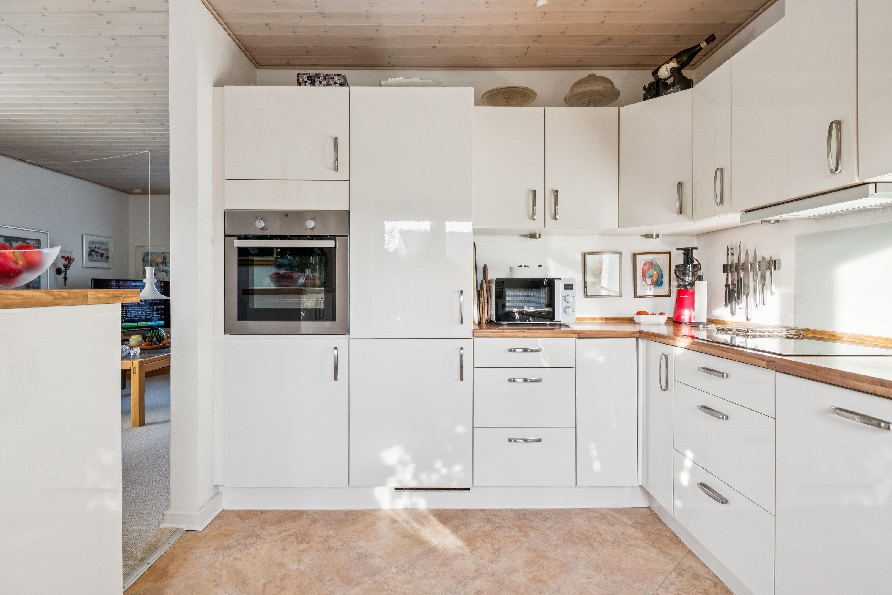 Fremhævet køkken billede i fuldskærmstilstand. Billede af Teglvej 16, 8930 Randers NØ