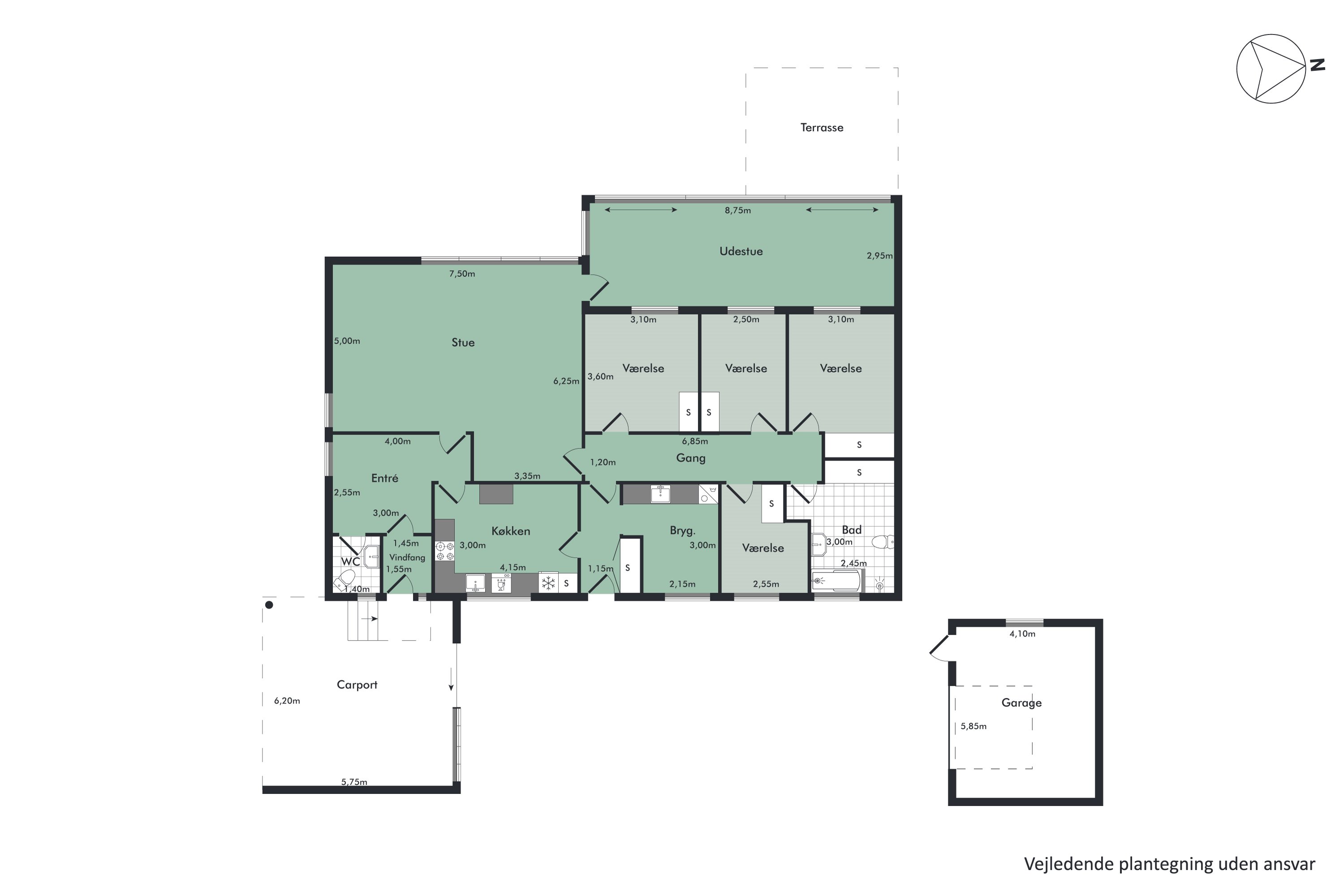 Plantegninger billede af Børglumvej 3, 9220 Aalborg Øst