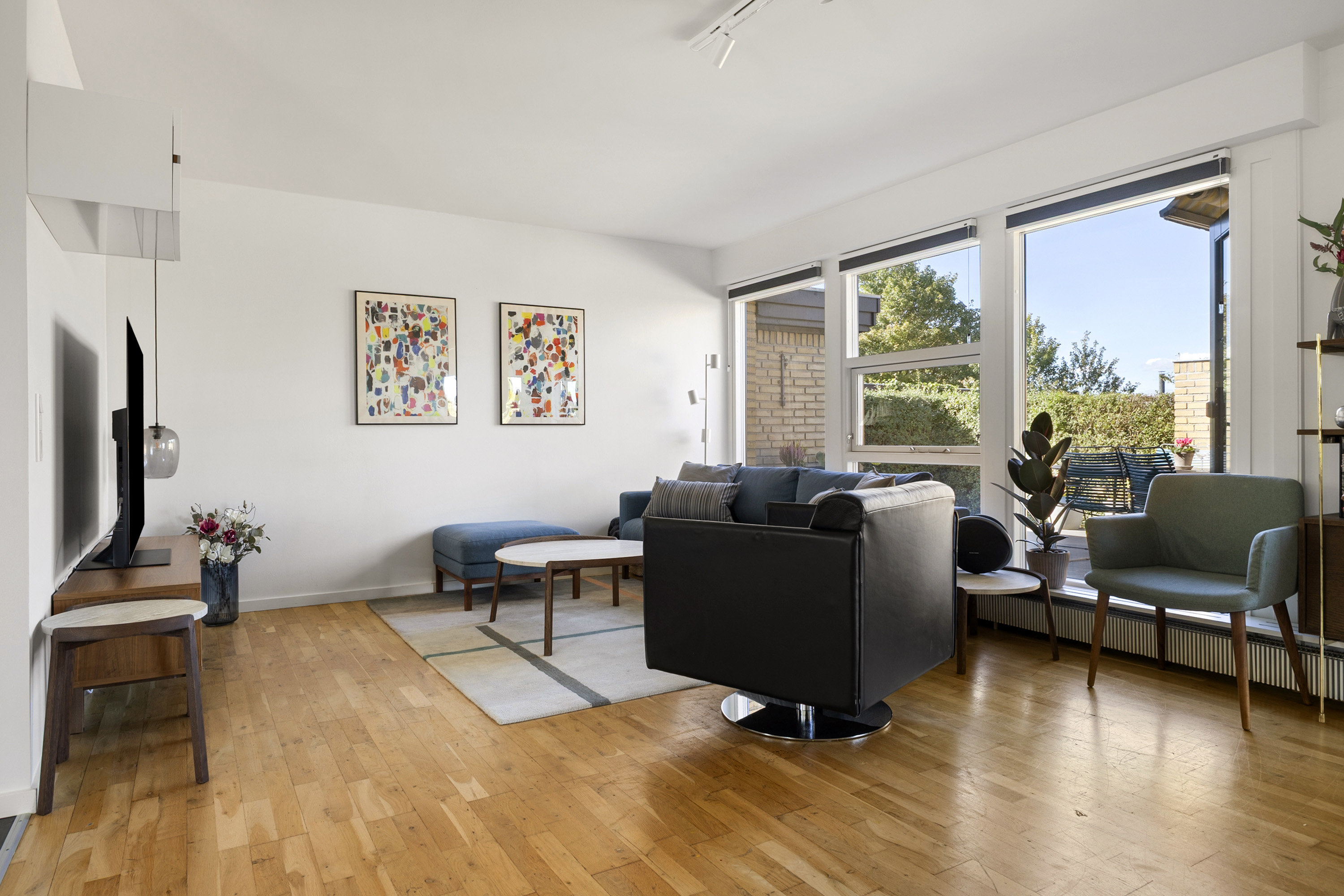 Fremhævet stue billede i fuldskærmstilstand. Billede af Heimdalsvej 2, 6100 Haderslev