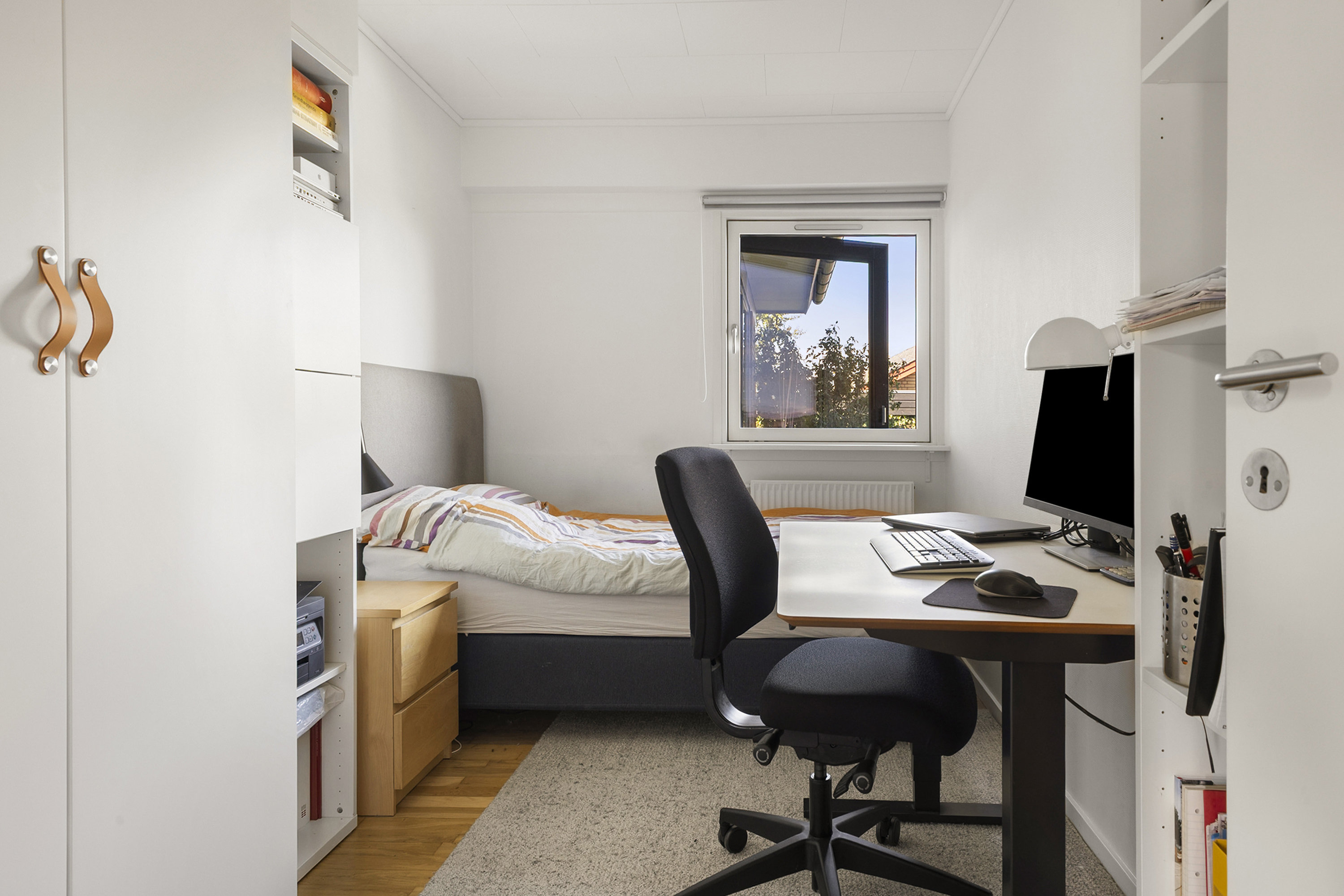 Fremhævet soveværelse billede i fuldskærmstilstand. Billede af Heimdalsvej 2, 6100 Haderslev