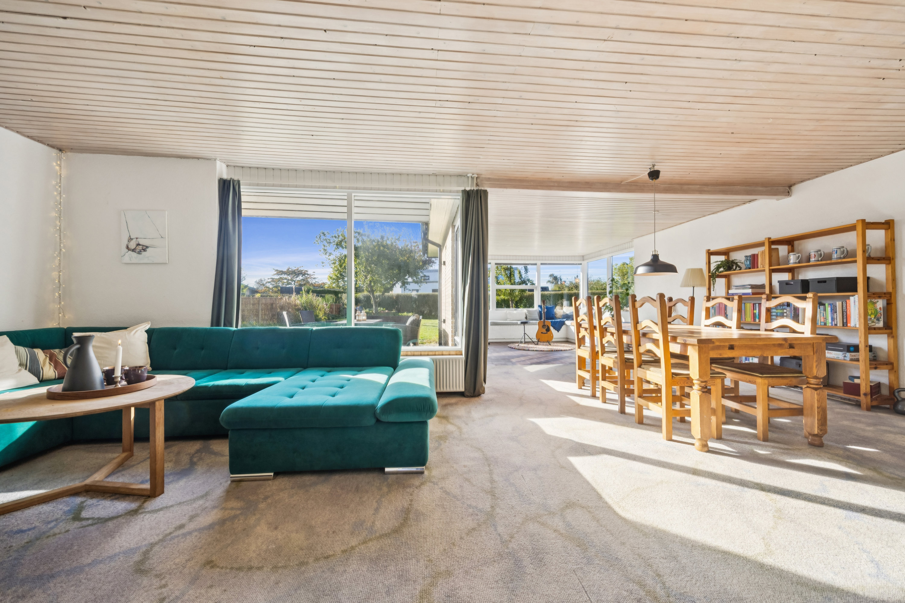 Fremhævet stue billede i fuldskærmstilstand. Billede af Lollvej 5, 9430 Vadum