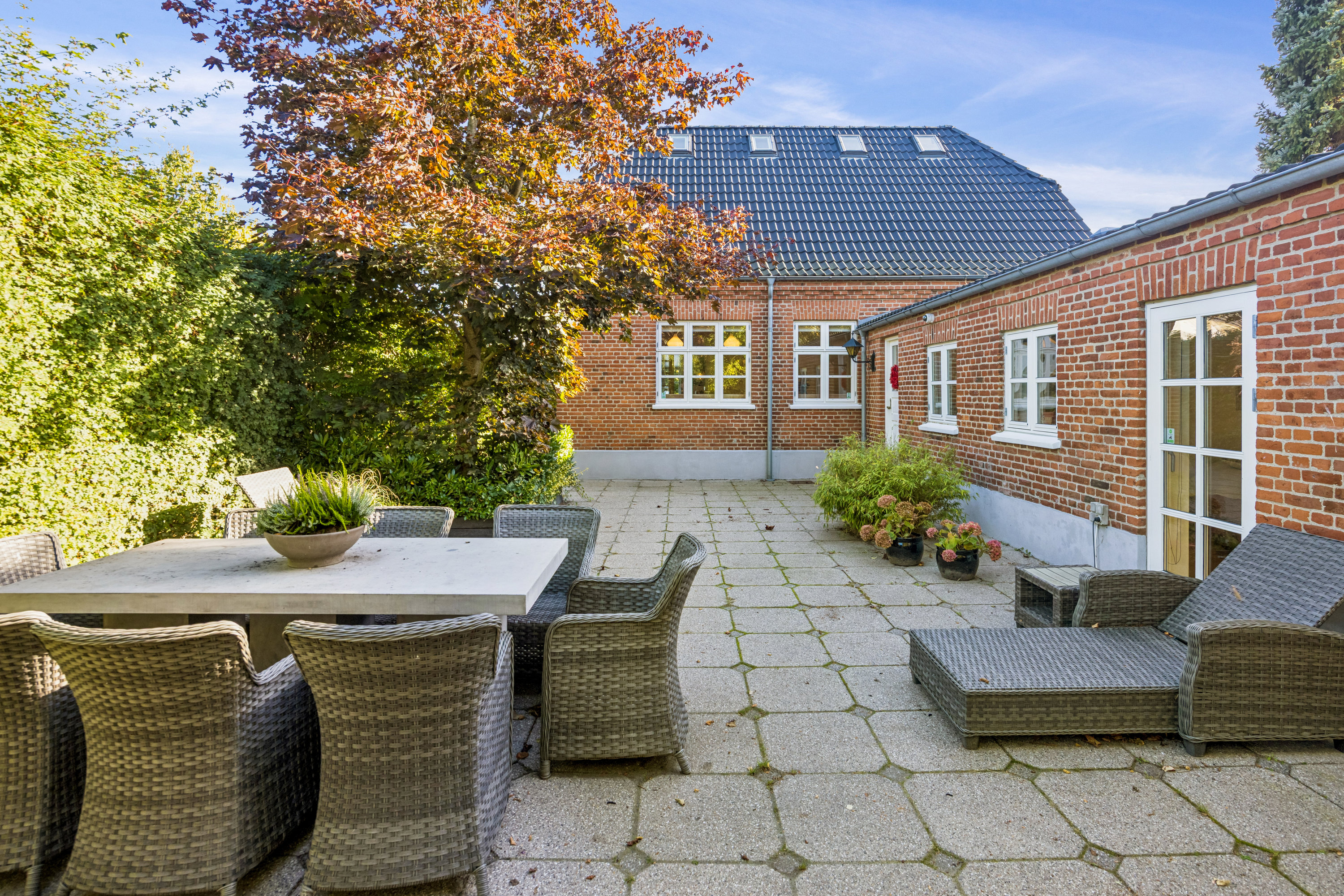 Fremhævet terrasse billede i fuldskærmstilstand. Billede af Grønningen 5, 9310 Vodskov