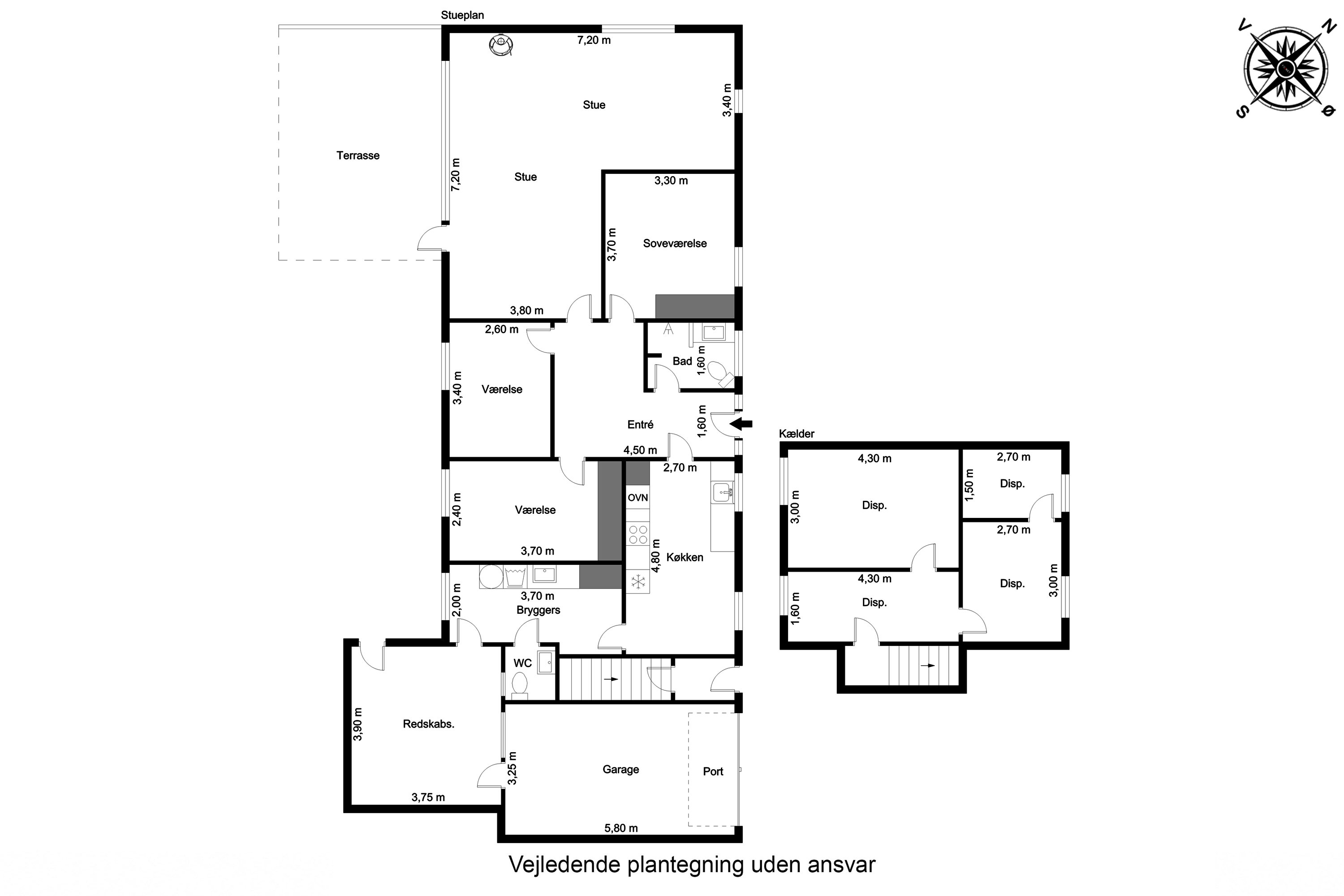 Plantegninger billede af Gåsebakken 1, Hostrup, 6710 Esbjerg V