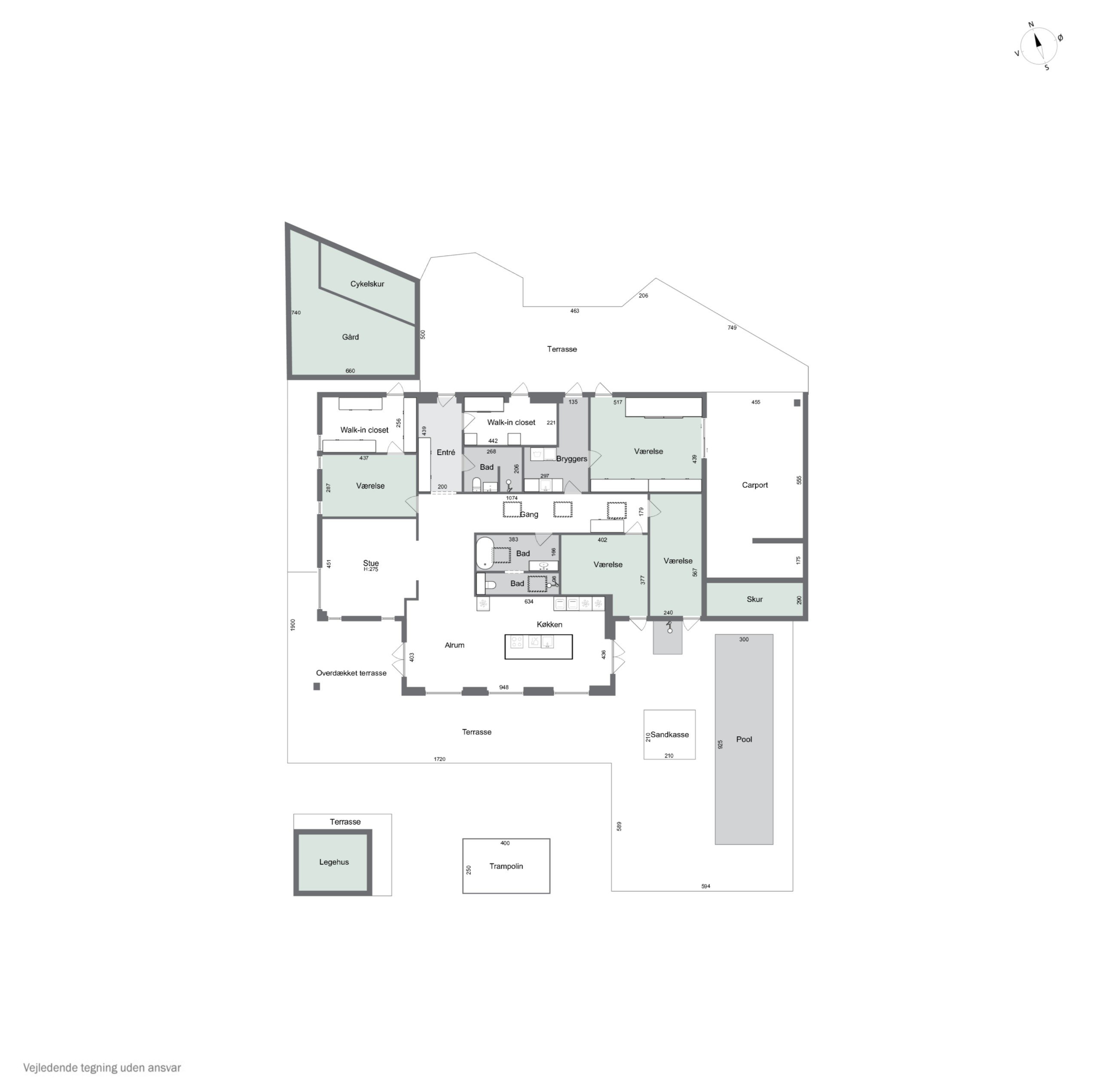 Plantegninger billede af Små Gryde 13, 2765 Smørum