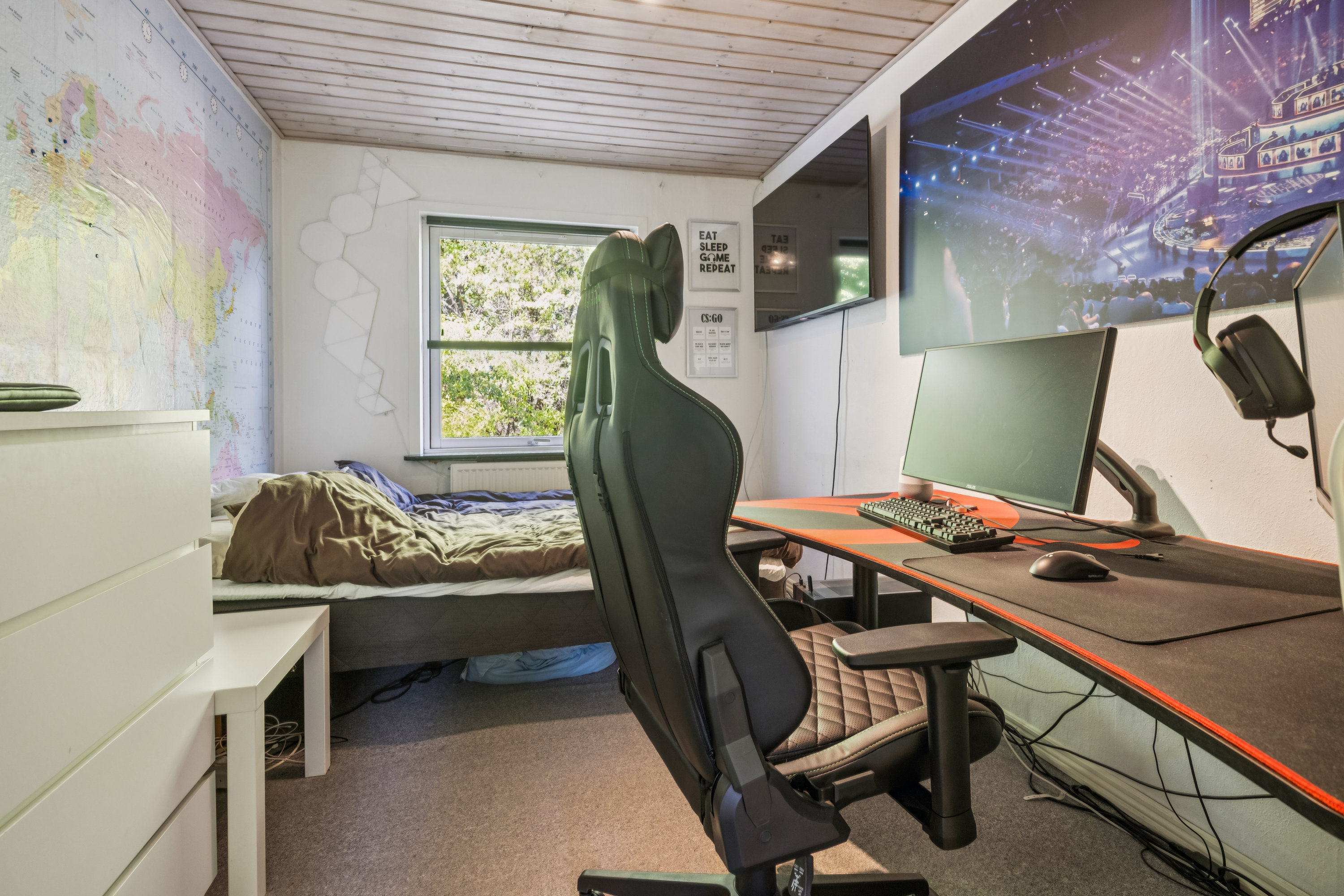 Fremhævet værelse billede i fuldskærmstilstand. Billede af Kastanie Alle 9, 9320 Hjallerup