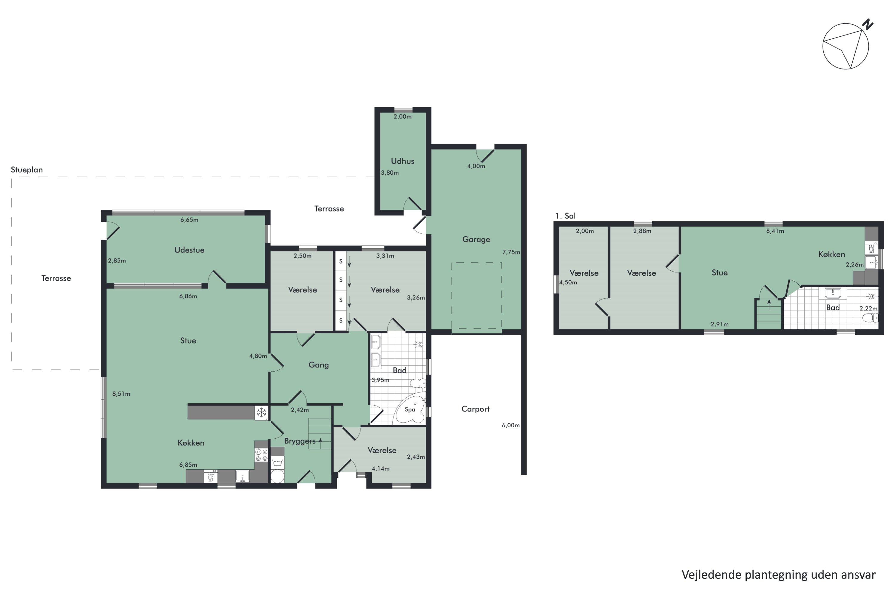 Plantegninger billede af Kastanie Alle 9, 9320 Hjallerup
