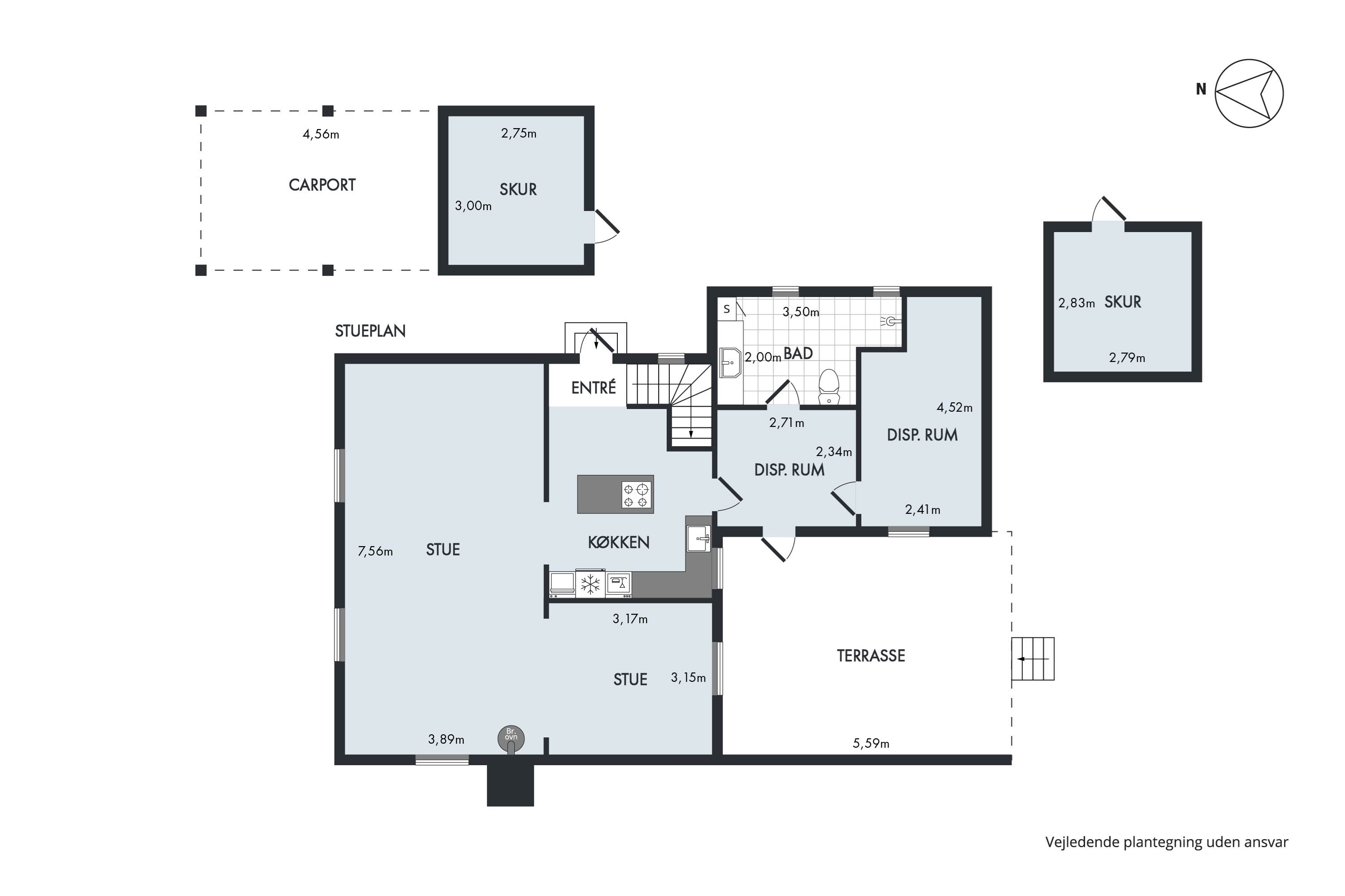 Plantegninger billede af Toftekrogen 25, Ø Hæsinge, 5600 Faaborg