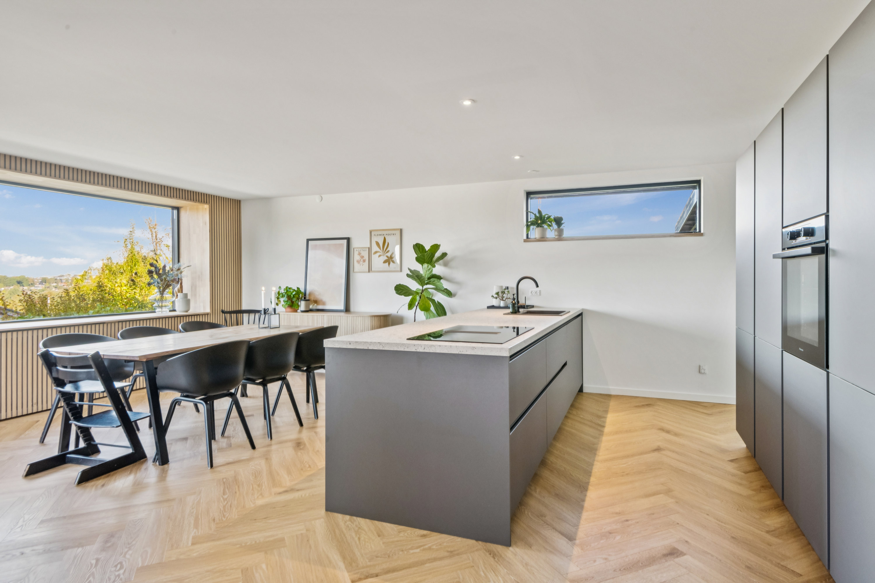 Fremhævet køkken billede i fuldskærmstilstand. Billede af Højbovej 13, Gug, 9210 Aalborg SØ