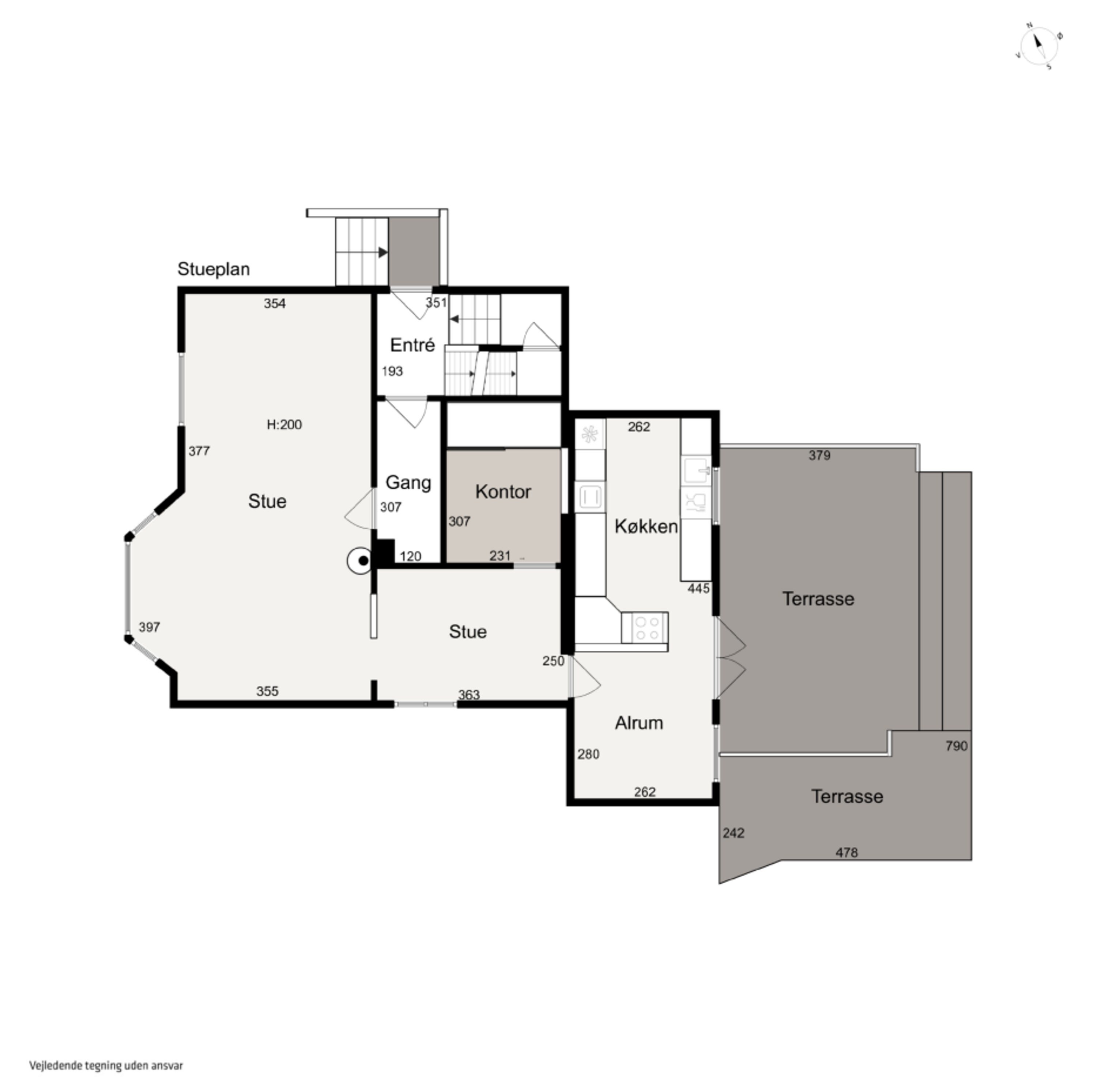 Plantegninger billede af Bernstorffsvej 23, 8260 Viby J