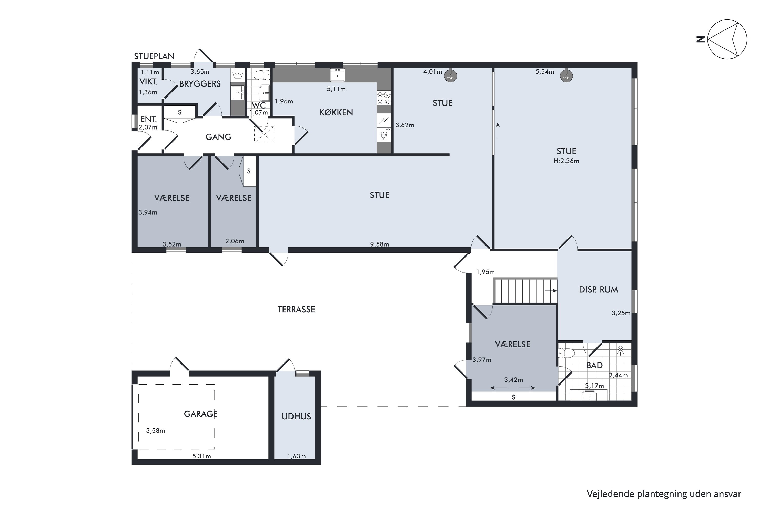 Plantegninger billede af Skovvangen 4, 8500 Grenaa