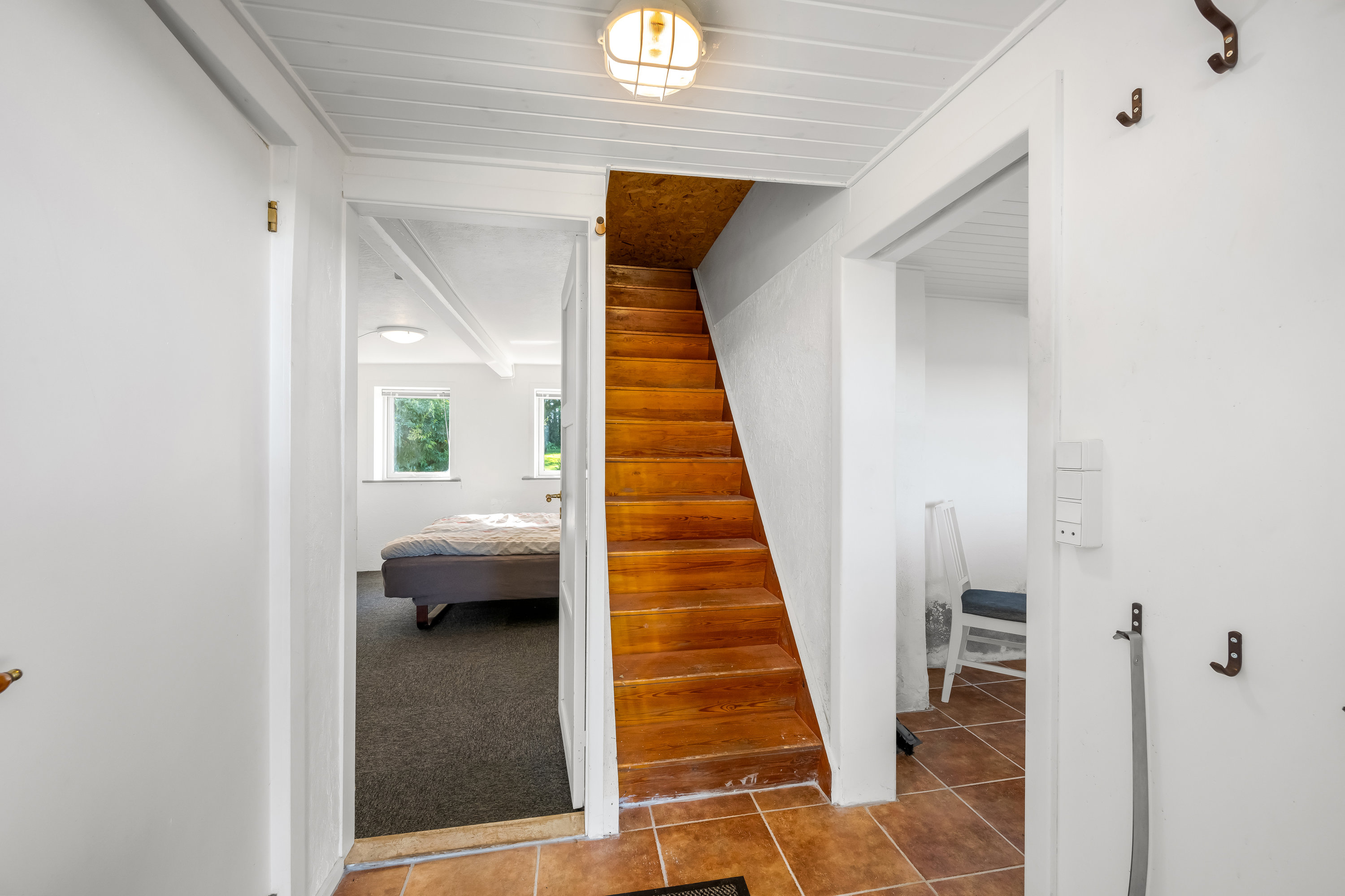 Fremhævet trappe billede i fuldskærmstilstand. Billede af Tøstrupvej 29, Ådum, 6880 Tarm